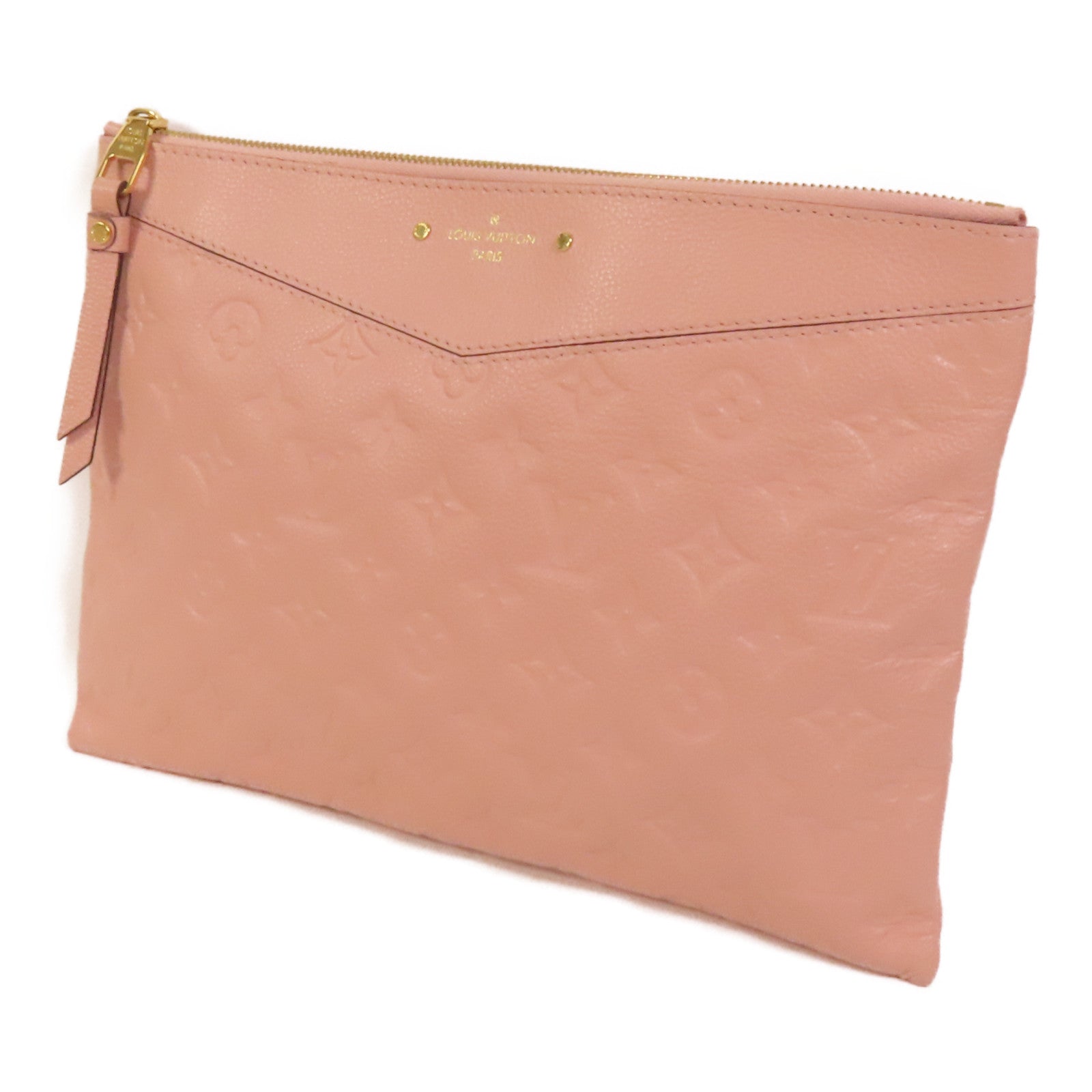 LOUIS VUITTON Monogram Empreinte Daily Pouch金扣手拿包