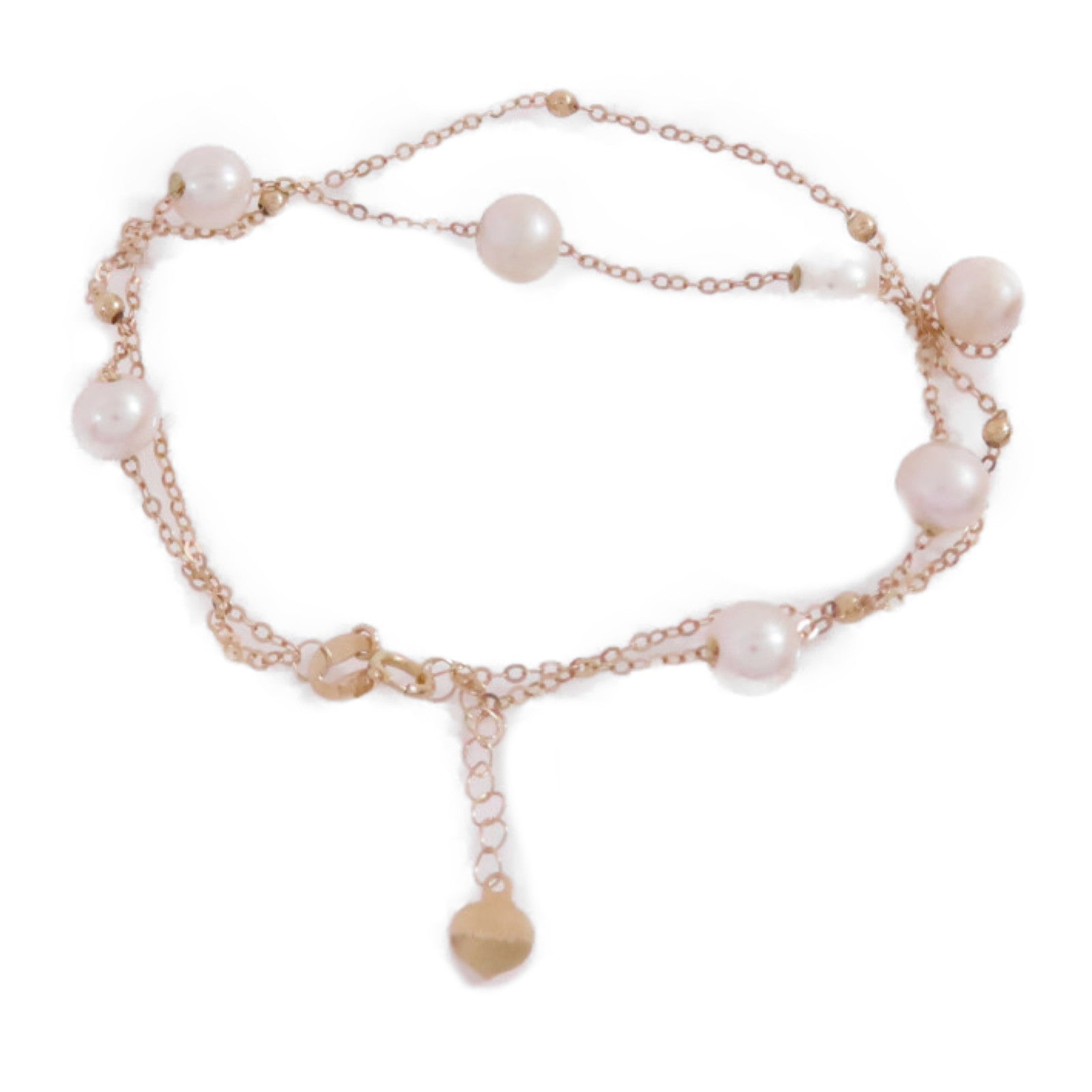 JEWELRY 18K玫瑰金/珍珠Pearl Bracelet金扣手鏈