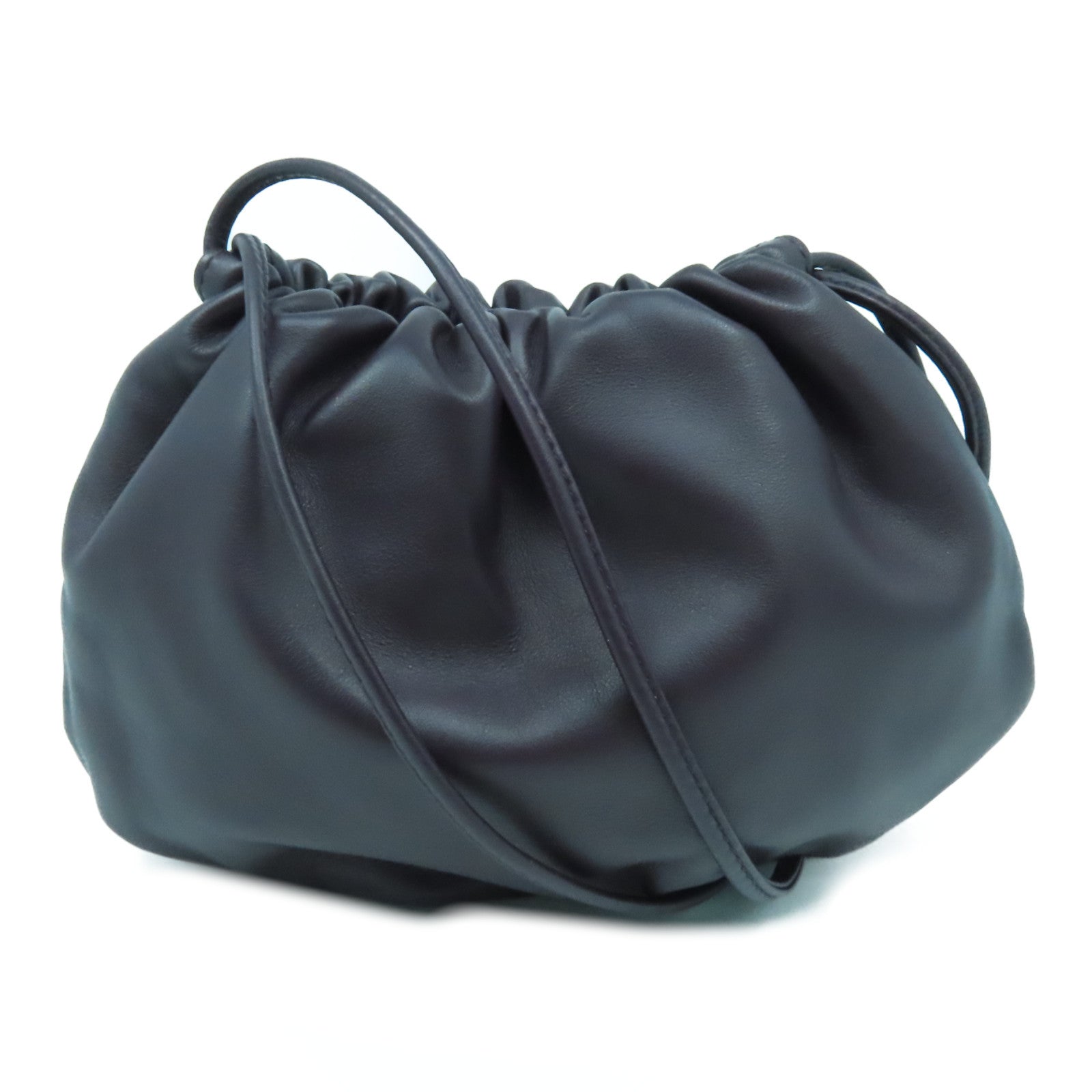 BOTTEGA VENETA 【激減優惠】牛皮皮革Shoulder Bag金扣肩背袋紫色