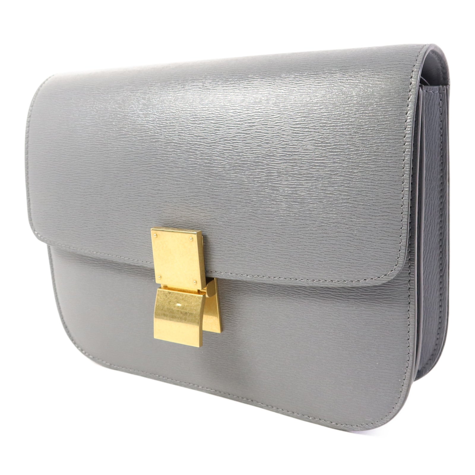 CELINE 【激減優惠】牛皮皮革Classic Box金扣肩背袋