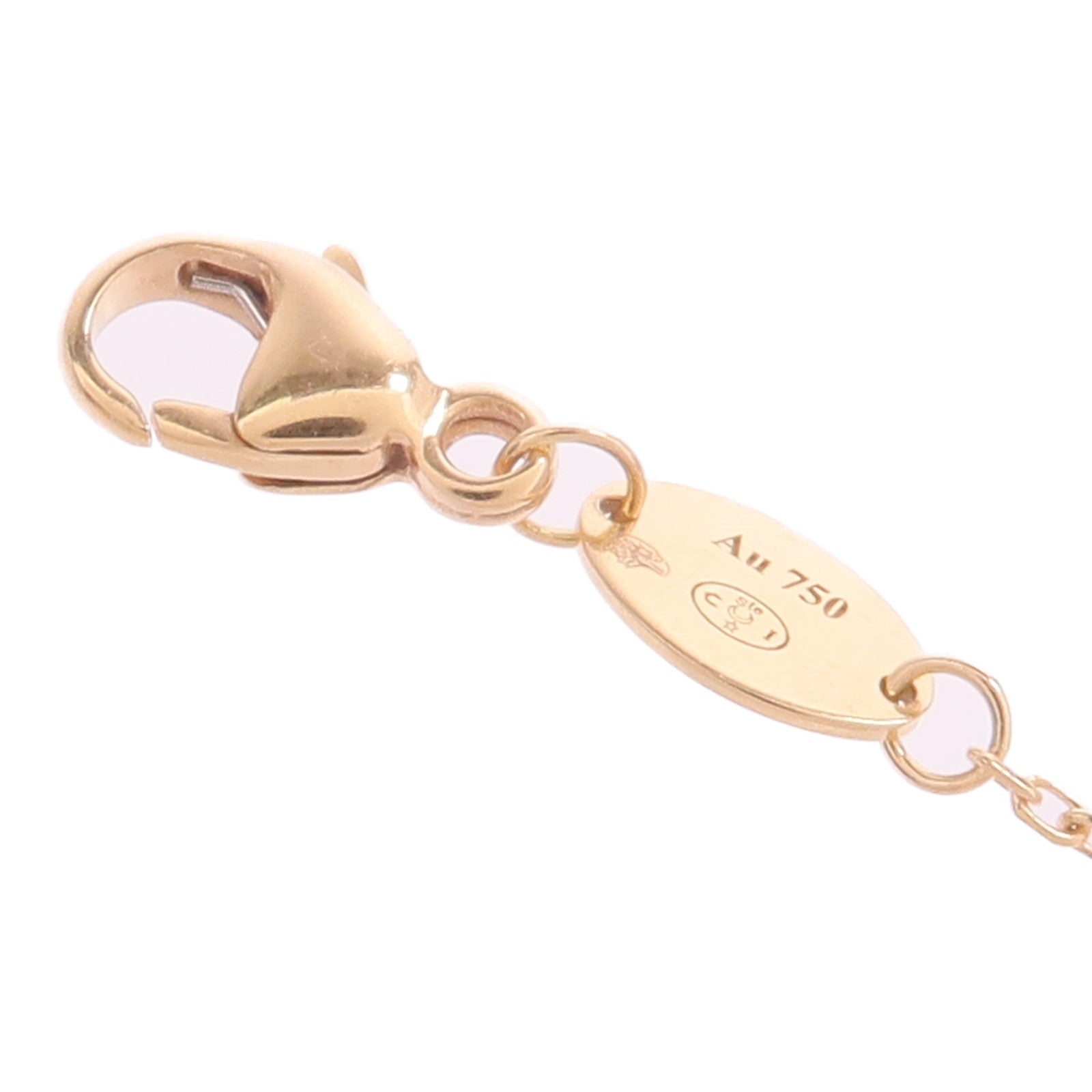 Chaumet 18K玫瑰金Jeux De Liens鑽石手鏈