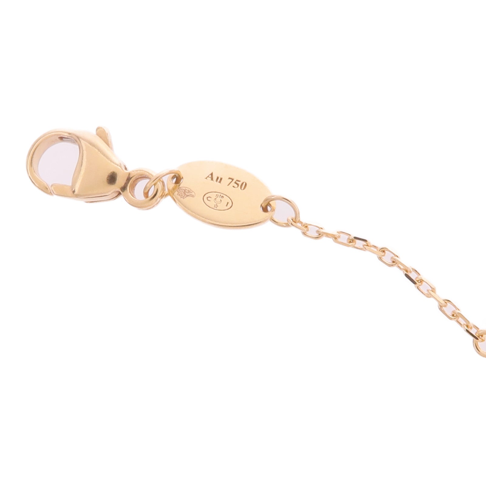 Chaumet 18K玫瑰金Jeux De Liens鑽石手鏈