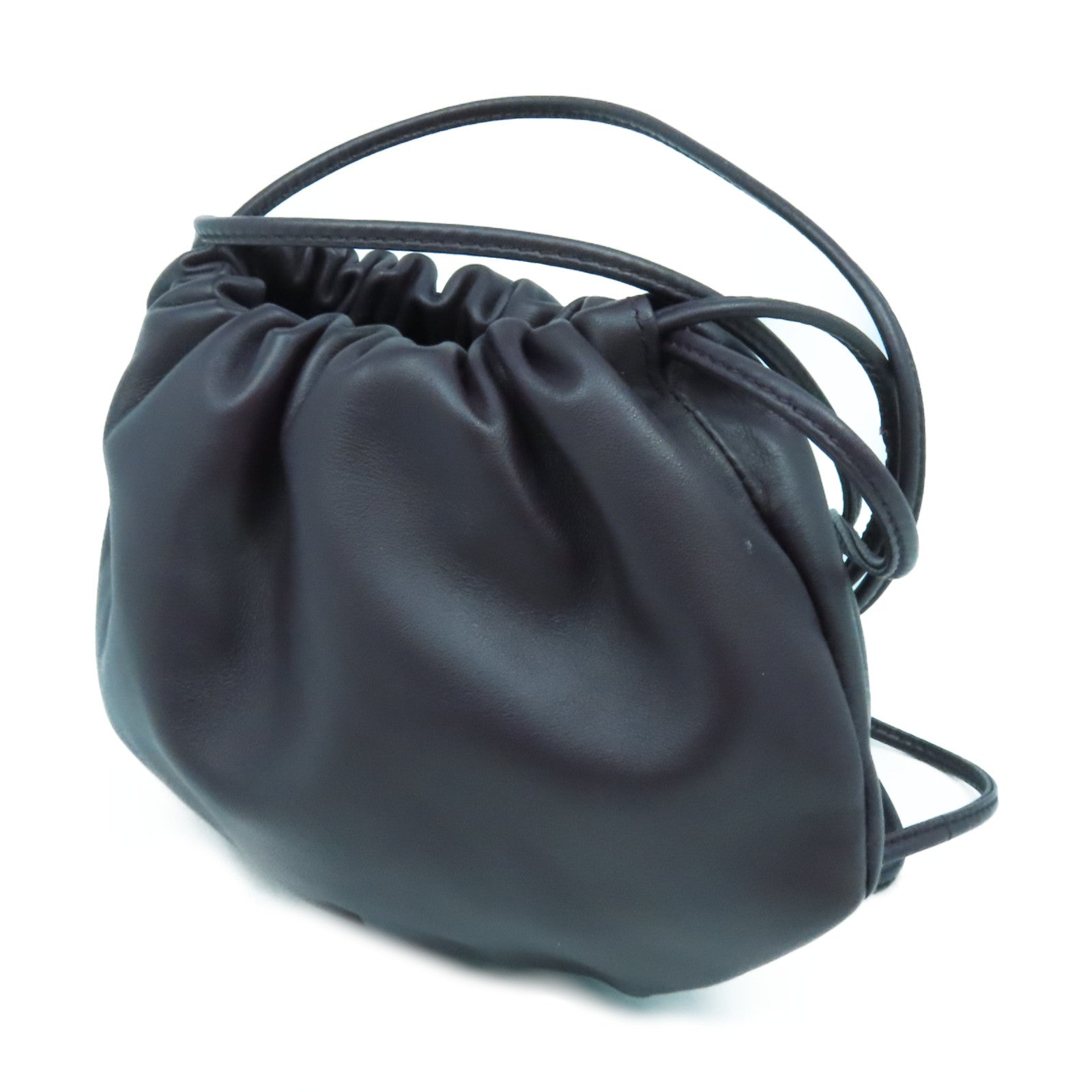 BOTTEGA VENETA 【激減優惠】牛皮皮革Shoulder Bag金扣肩背袋紫色