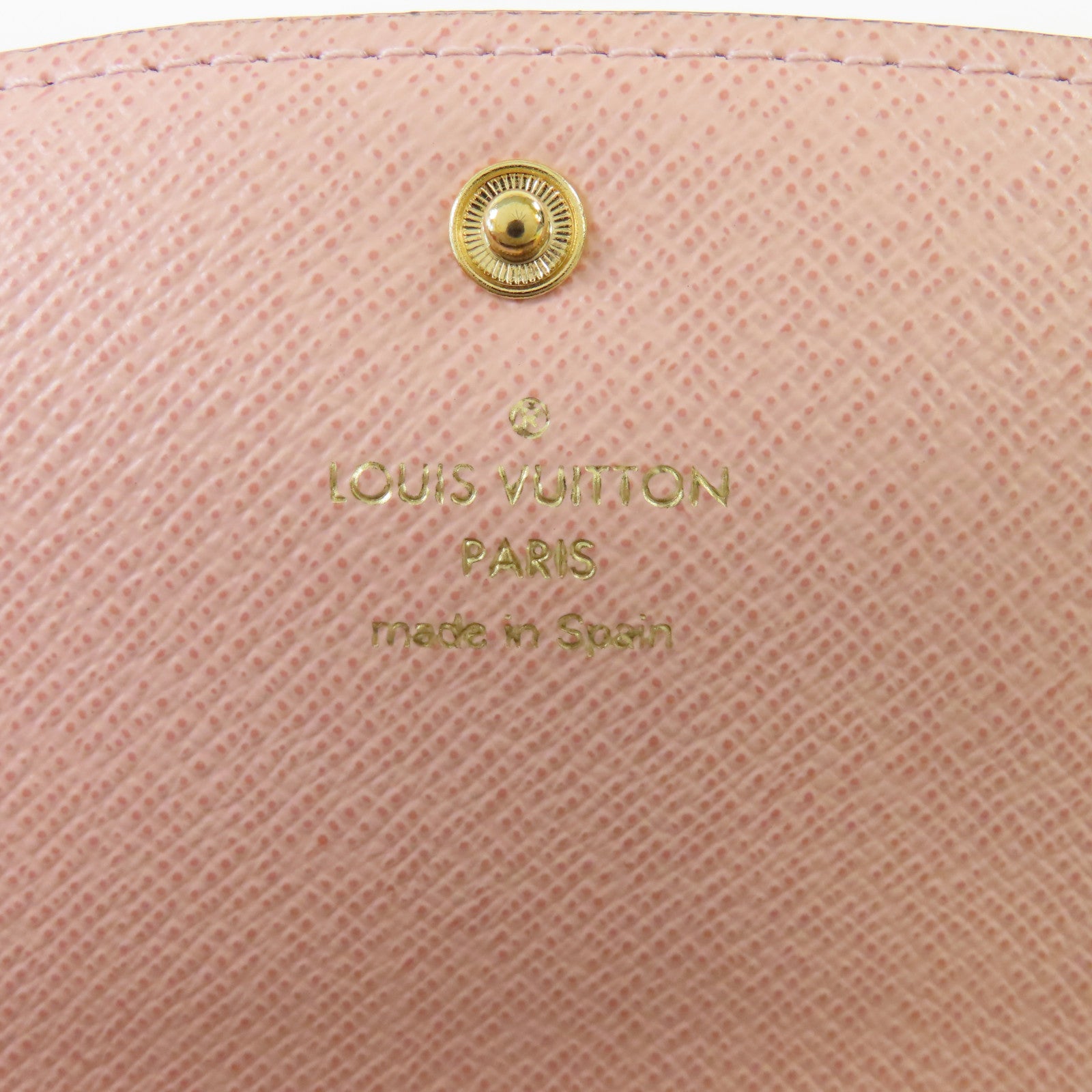 LOUIS VUITTON Monogram Emilie金扣長錢包啡色