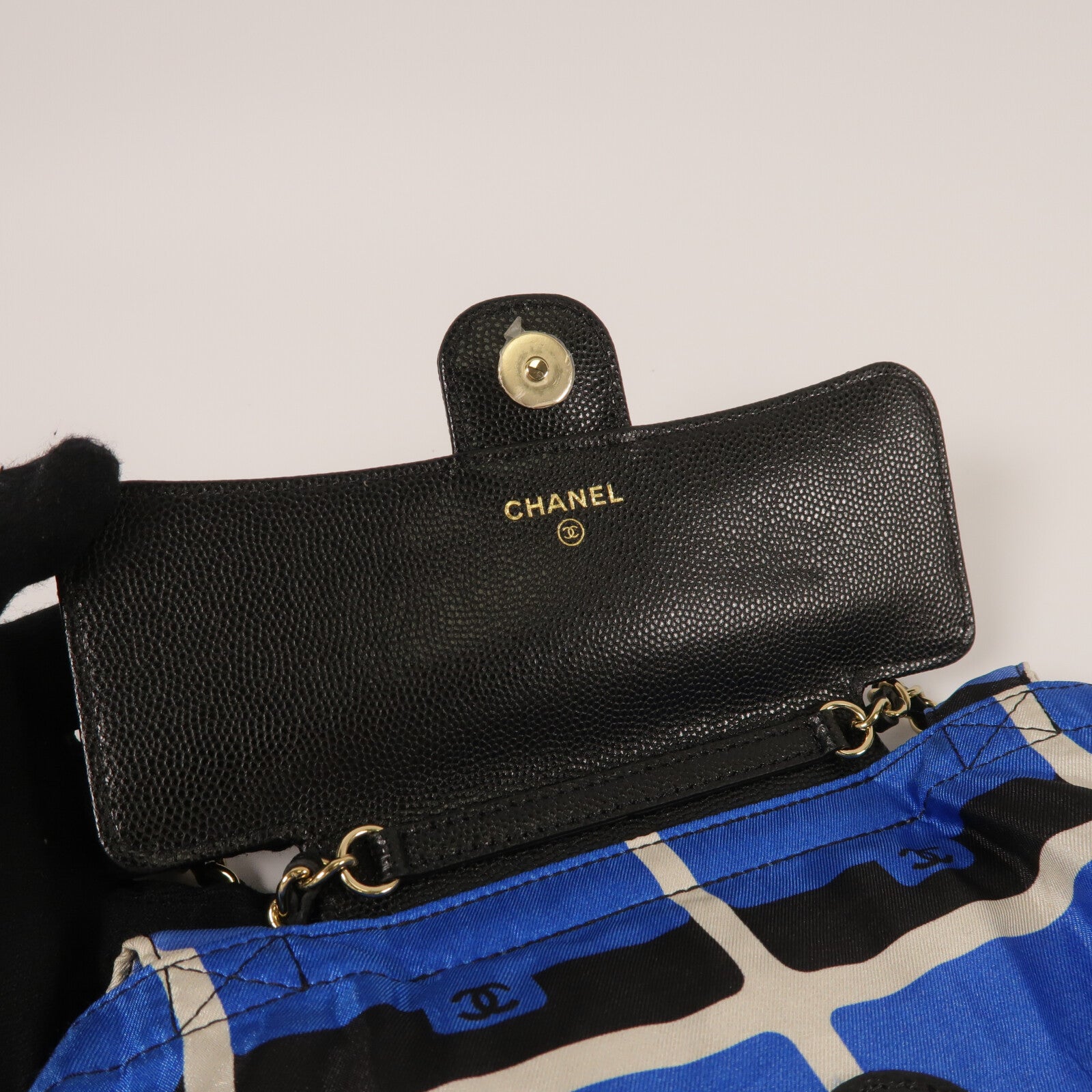 CHANEL 牛皮皮革Chain Shoulder鏈帶肩背袋