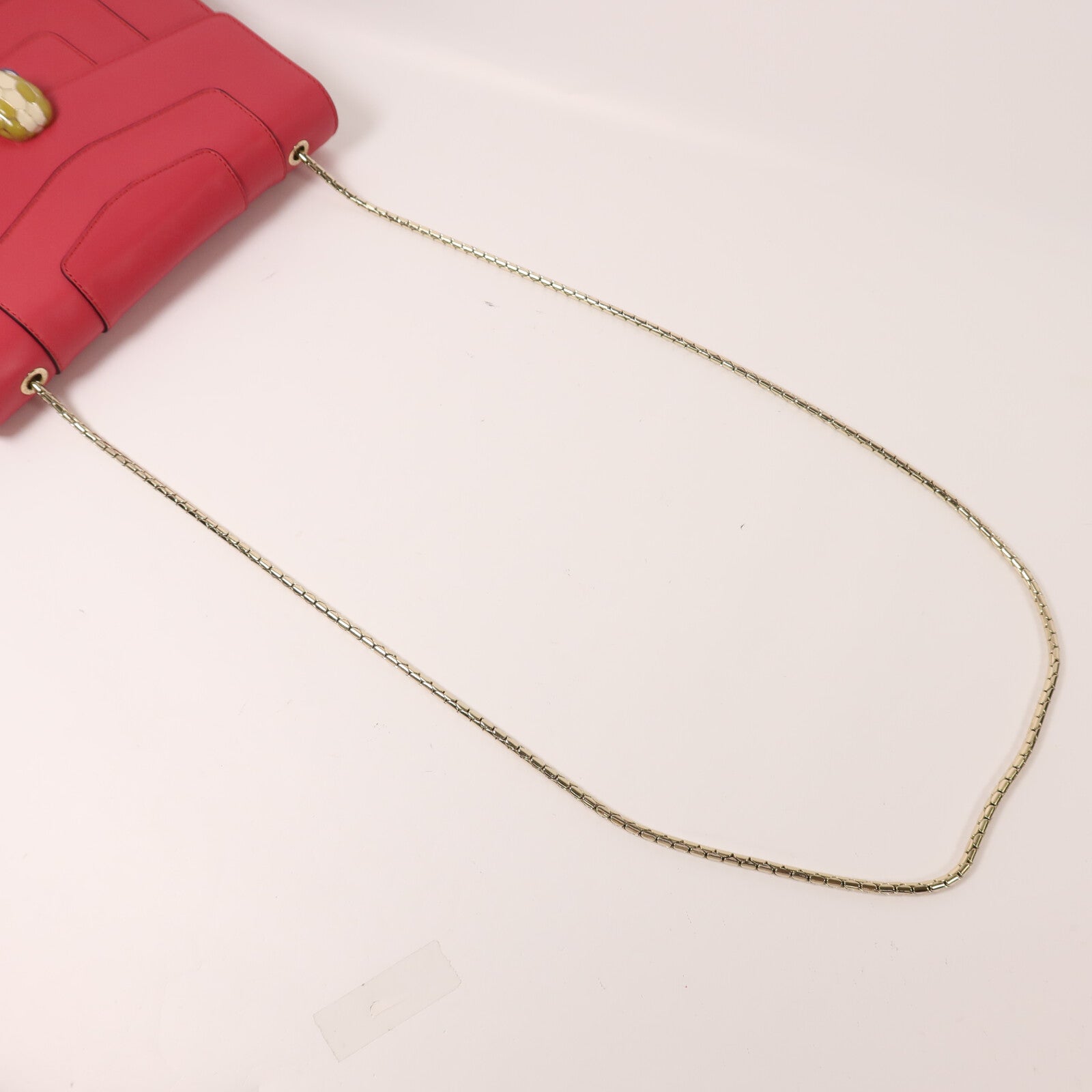 BVLGARI 牛皮皮革Shoulder Bag鏈帶肩背袋
