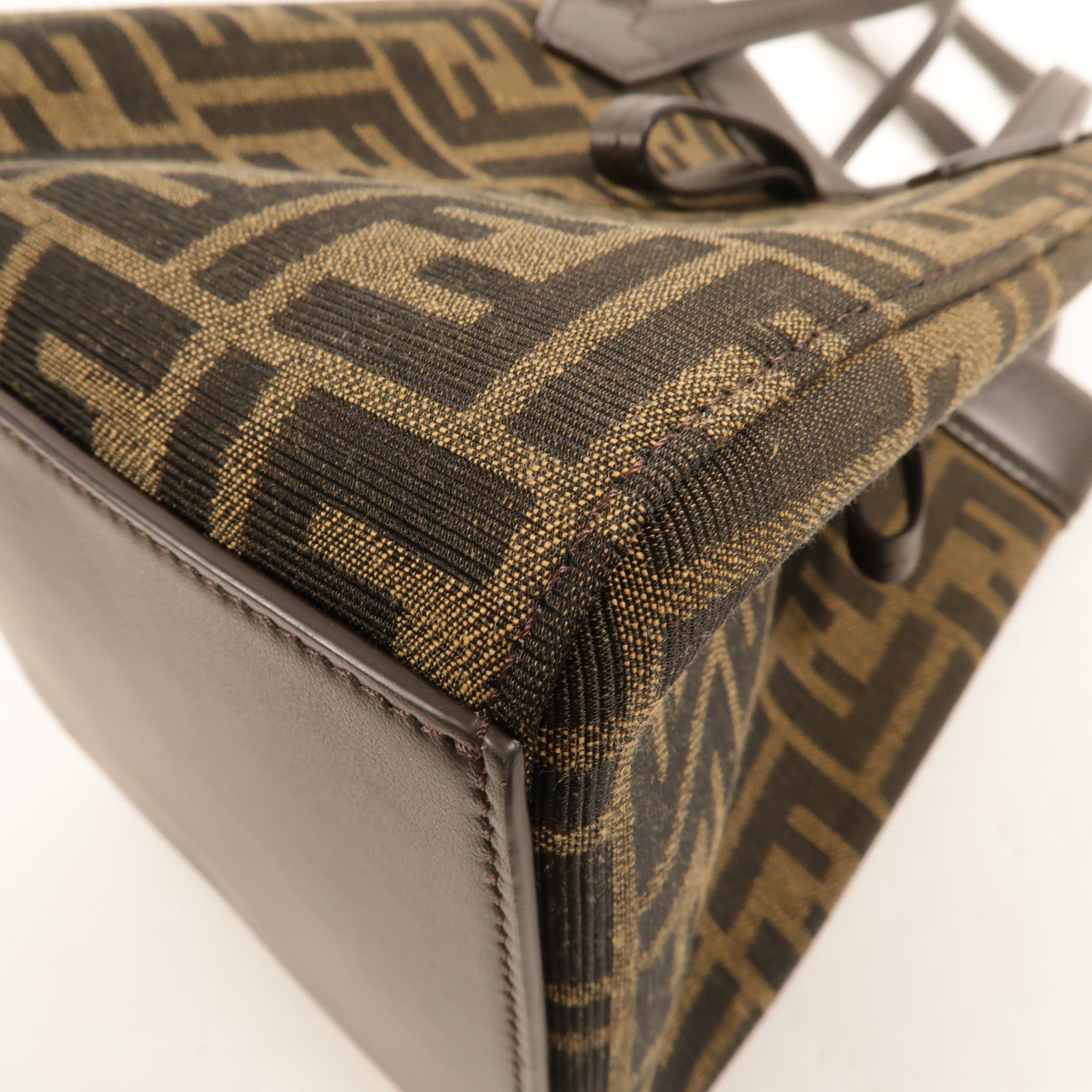 FENDI 帆布Origami Mini FF肩背袋