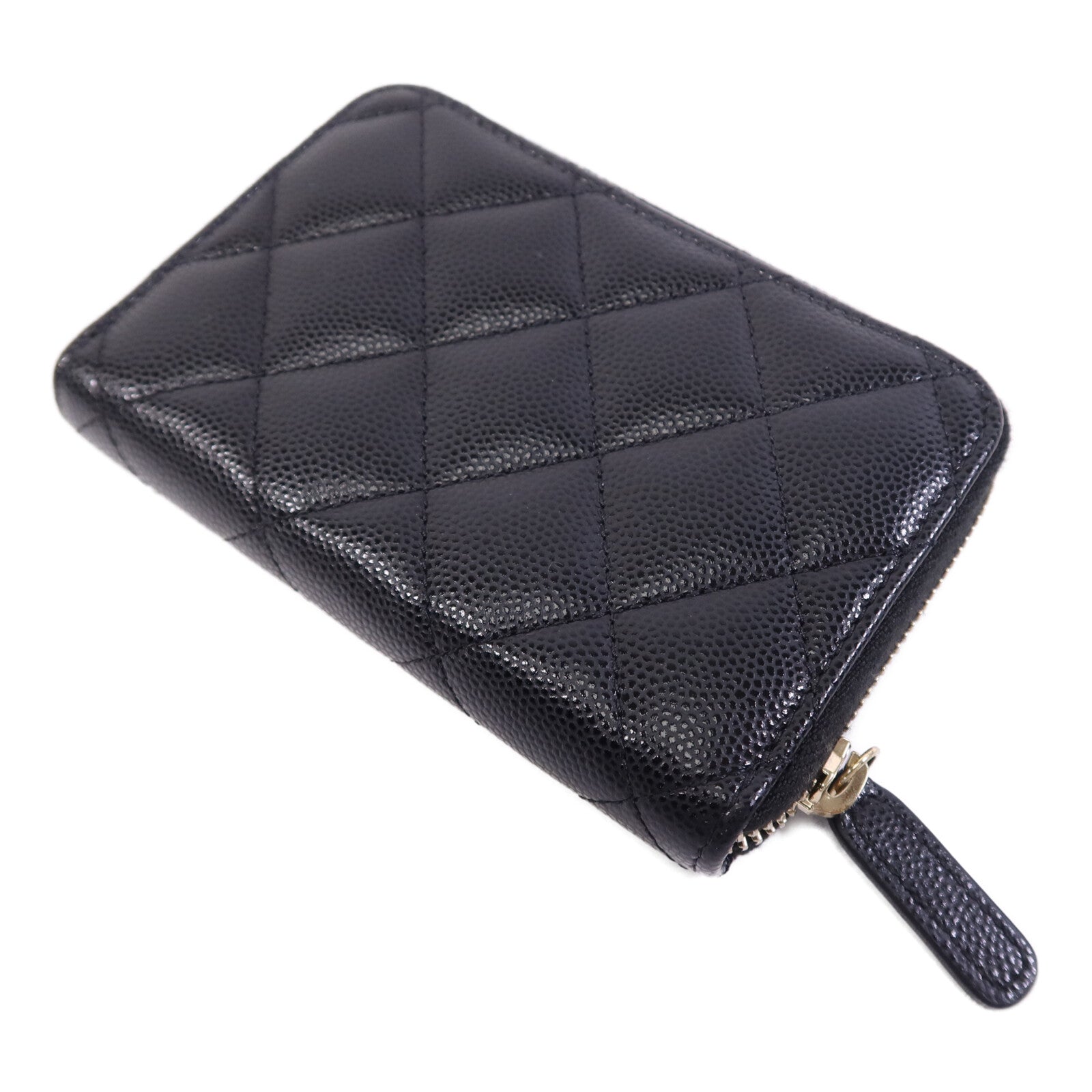 CHANEL 牛皮皮革Card Case金扣卡片套