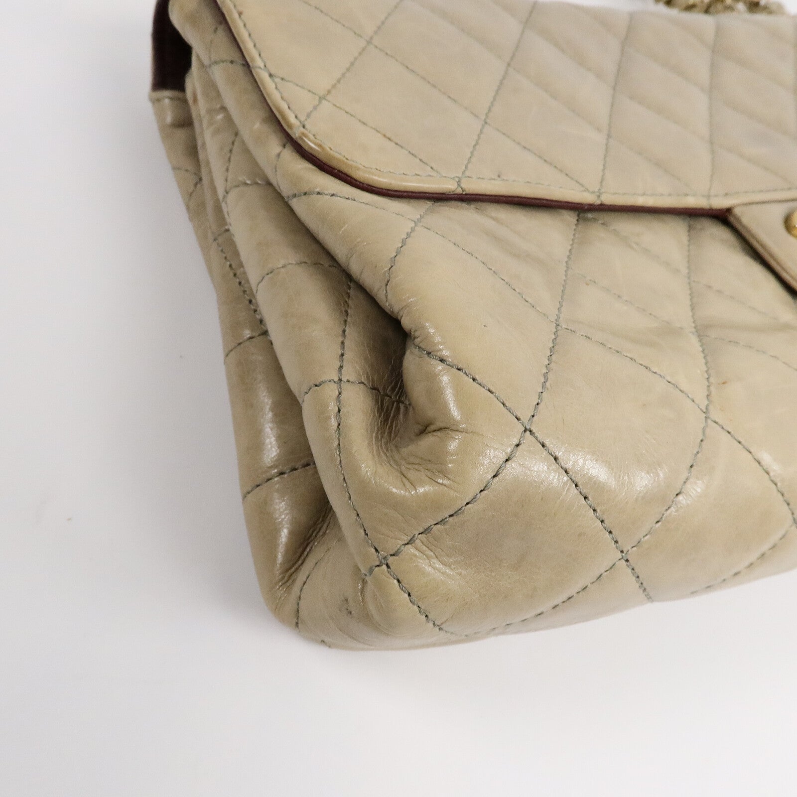 CHANEL 牛皮皮革Shoulder Bag鏈帶肩背袋
