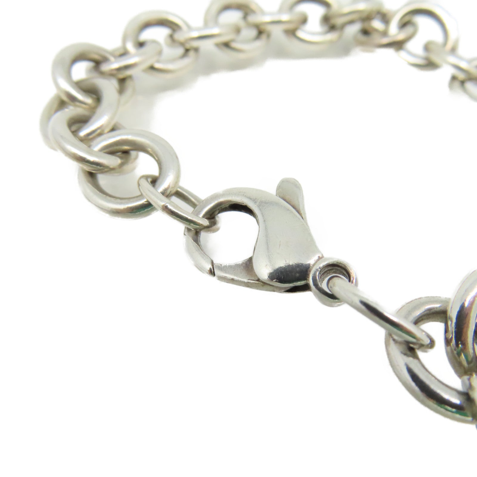 TIFFANY＆CO 【激減優惠】925純銀Circle Tag Charm Bracelet手鏈