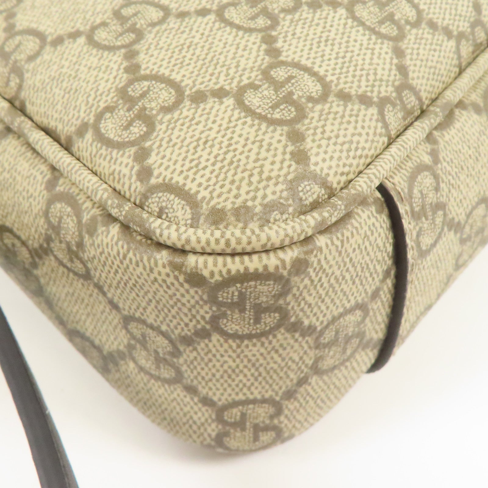 GUCCI 塗層帆布Shoulder Bag金扣手挽肩背兩用袋