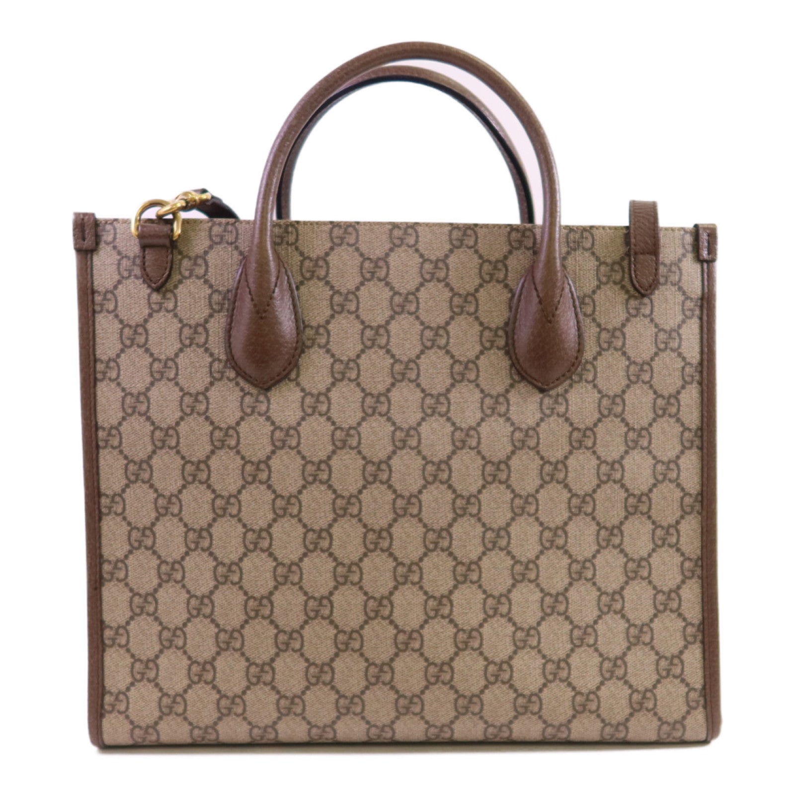 GUCCI 塗層帆布Disney GG Supreme金扣手挽肩背兩用袋
