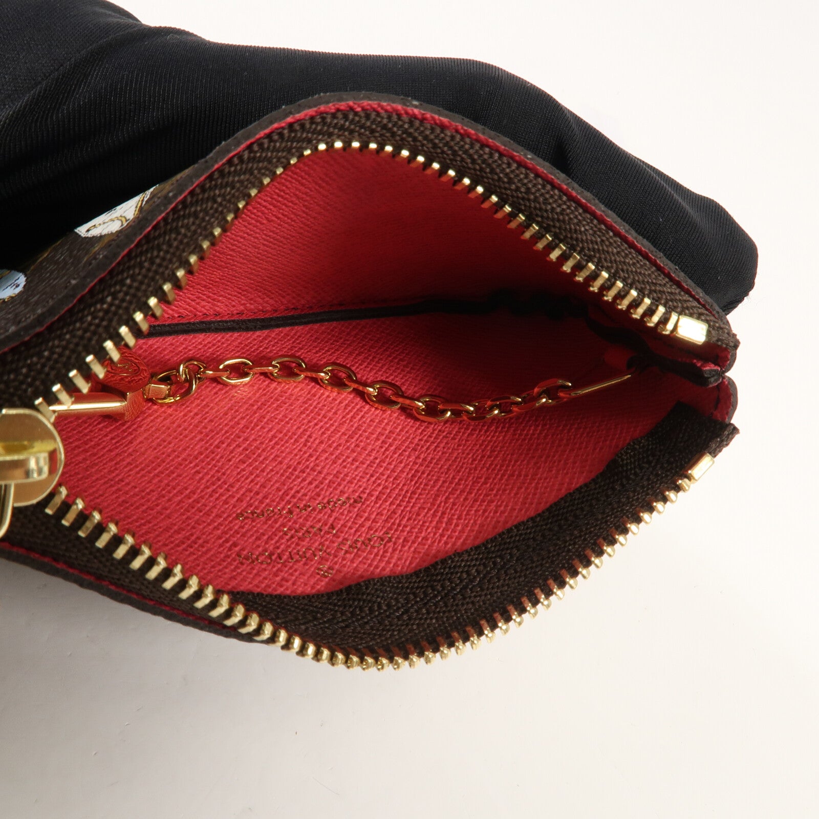 LOUIS VUITTON Monogram Key Pouch金扣零錢包