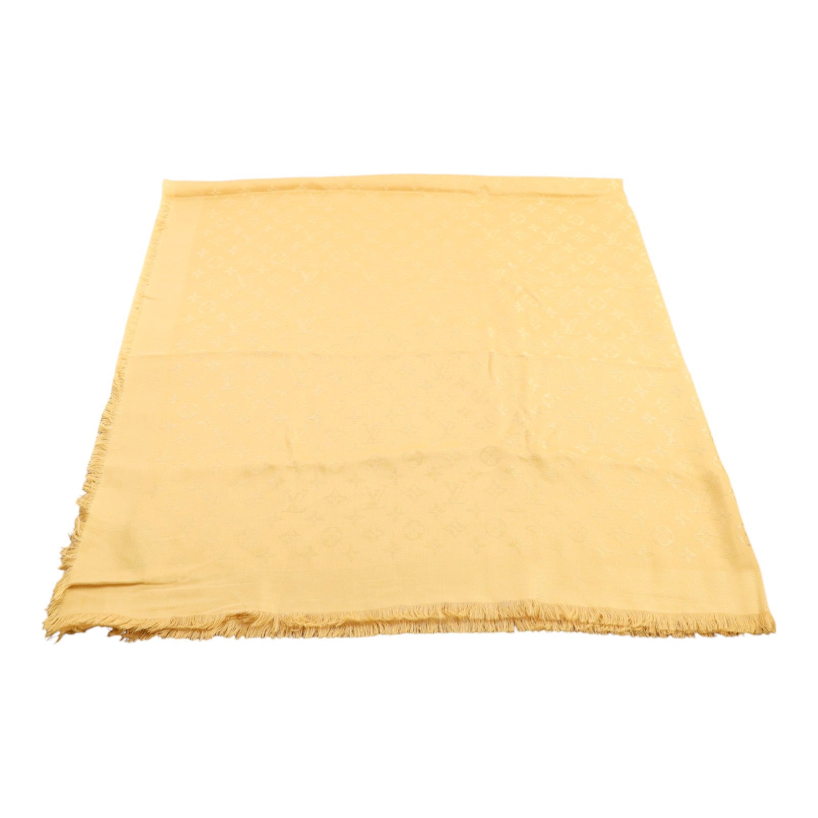 LOUIS VUITTON 羊毛/絲質Scarf絲巾