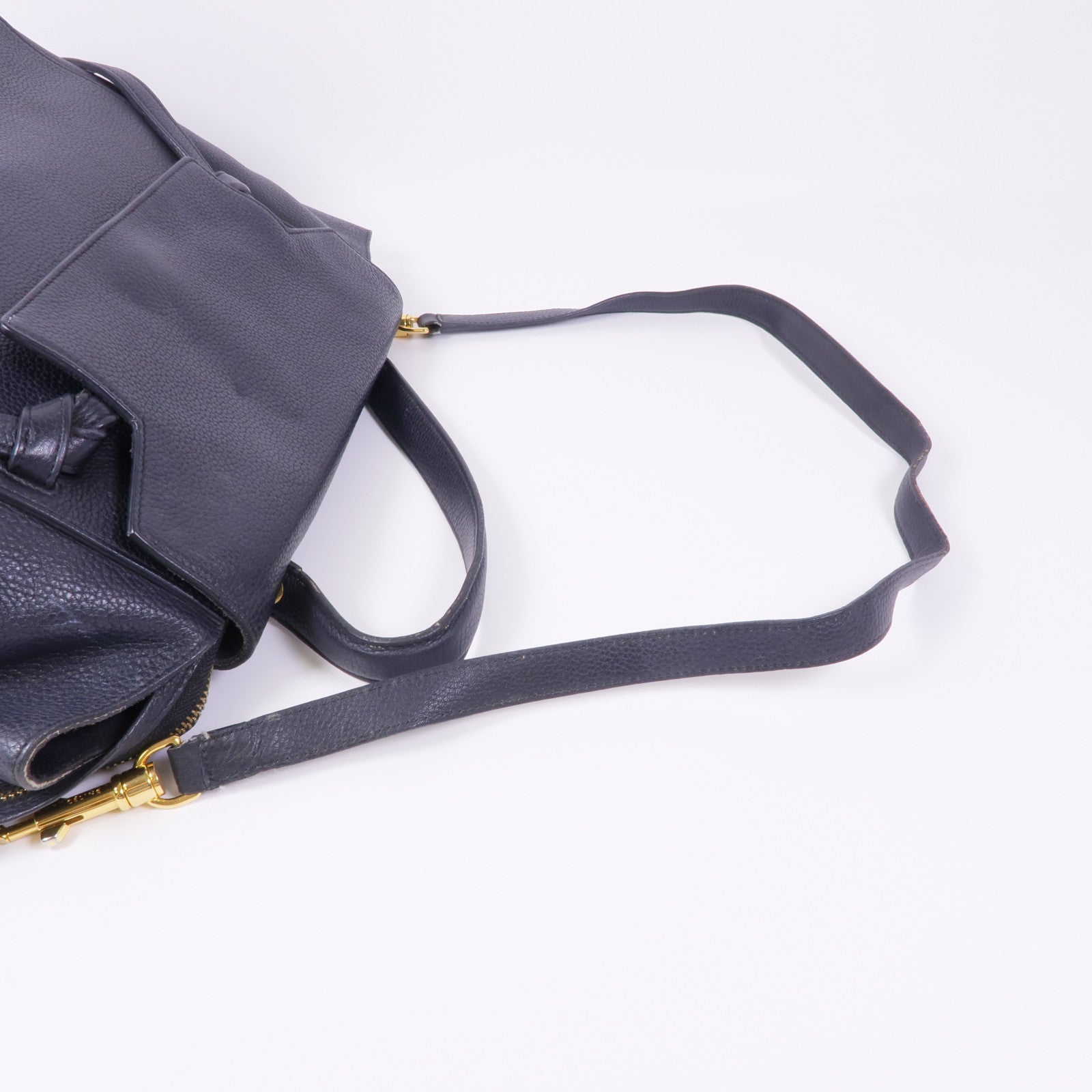 CELINE 牛皮皮革2 way Shoulder Bag金扣手挽肩背兩用袋