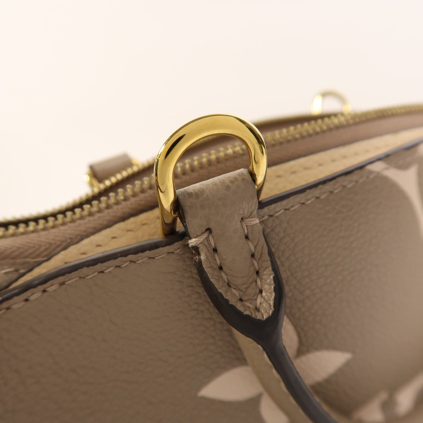 LOUIS VUITTON Monogram Empreinte Petit Palais金扣手挽肩背兩用袋