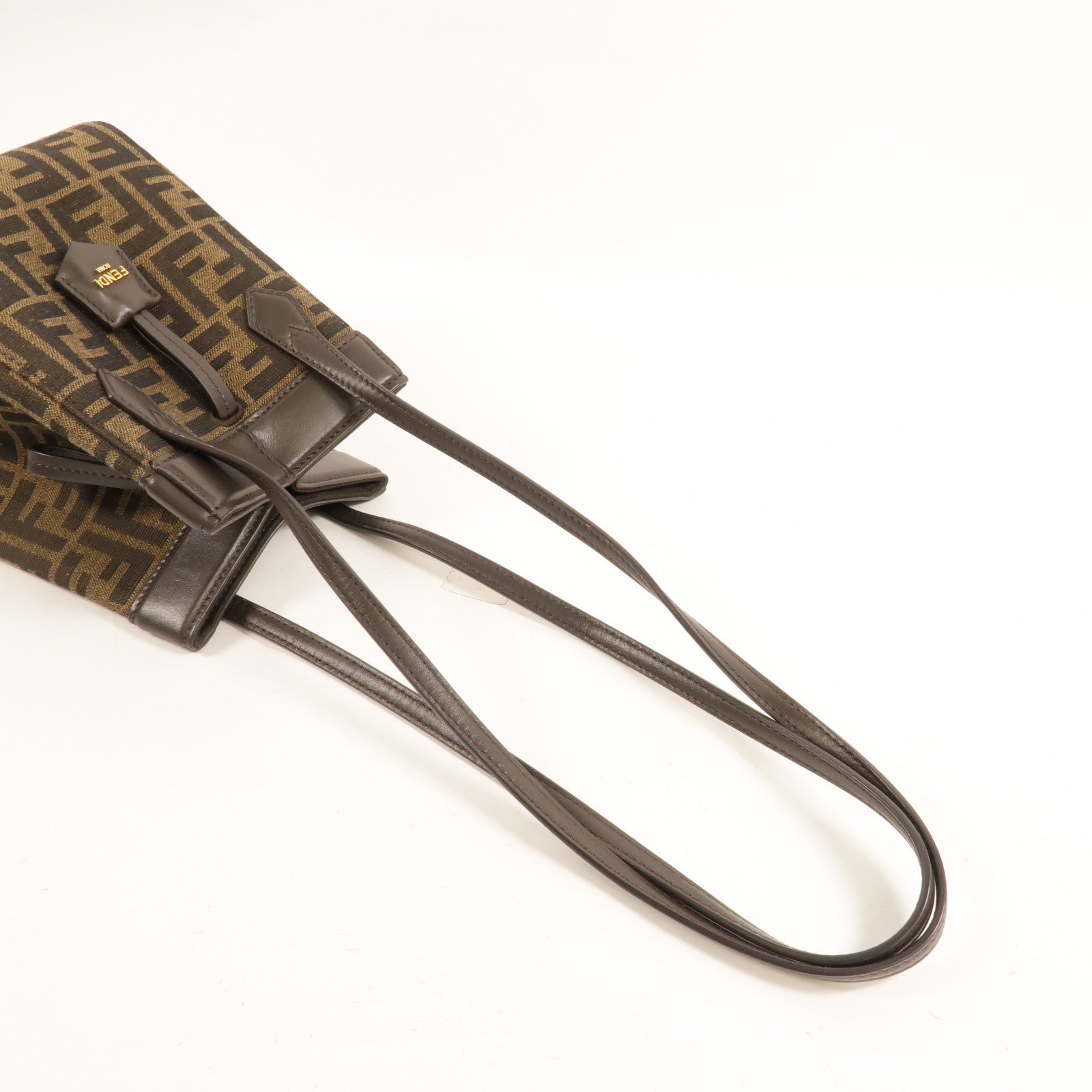 FENDI 帆布Origami Mini FF肩背袋