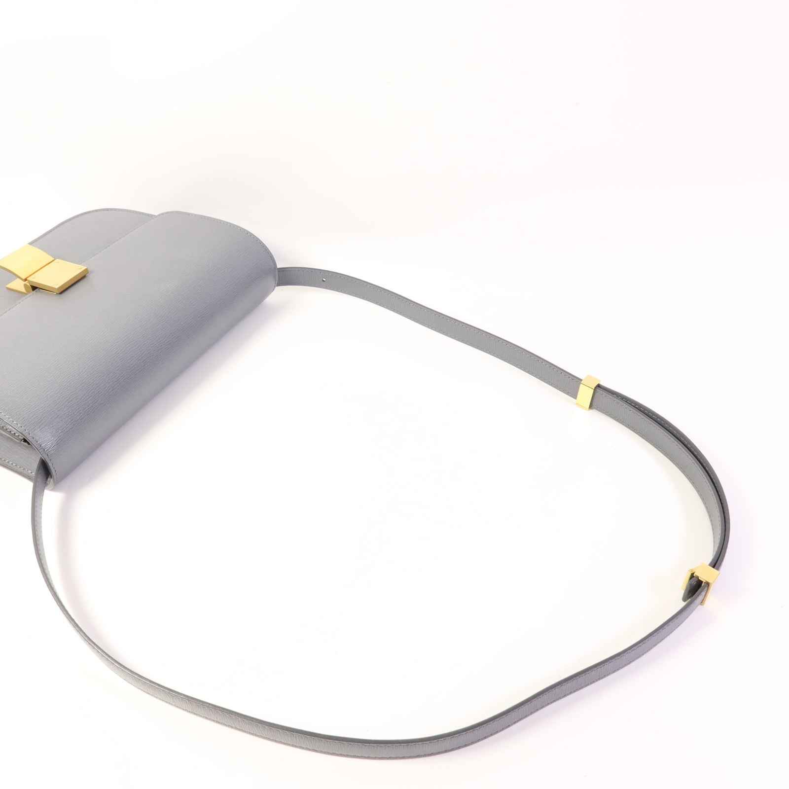 CELINE 【激減優惠】牛皮皮革Classic Box金扣肩背袋