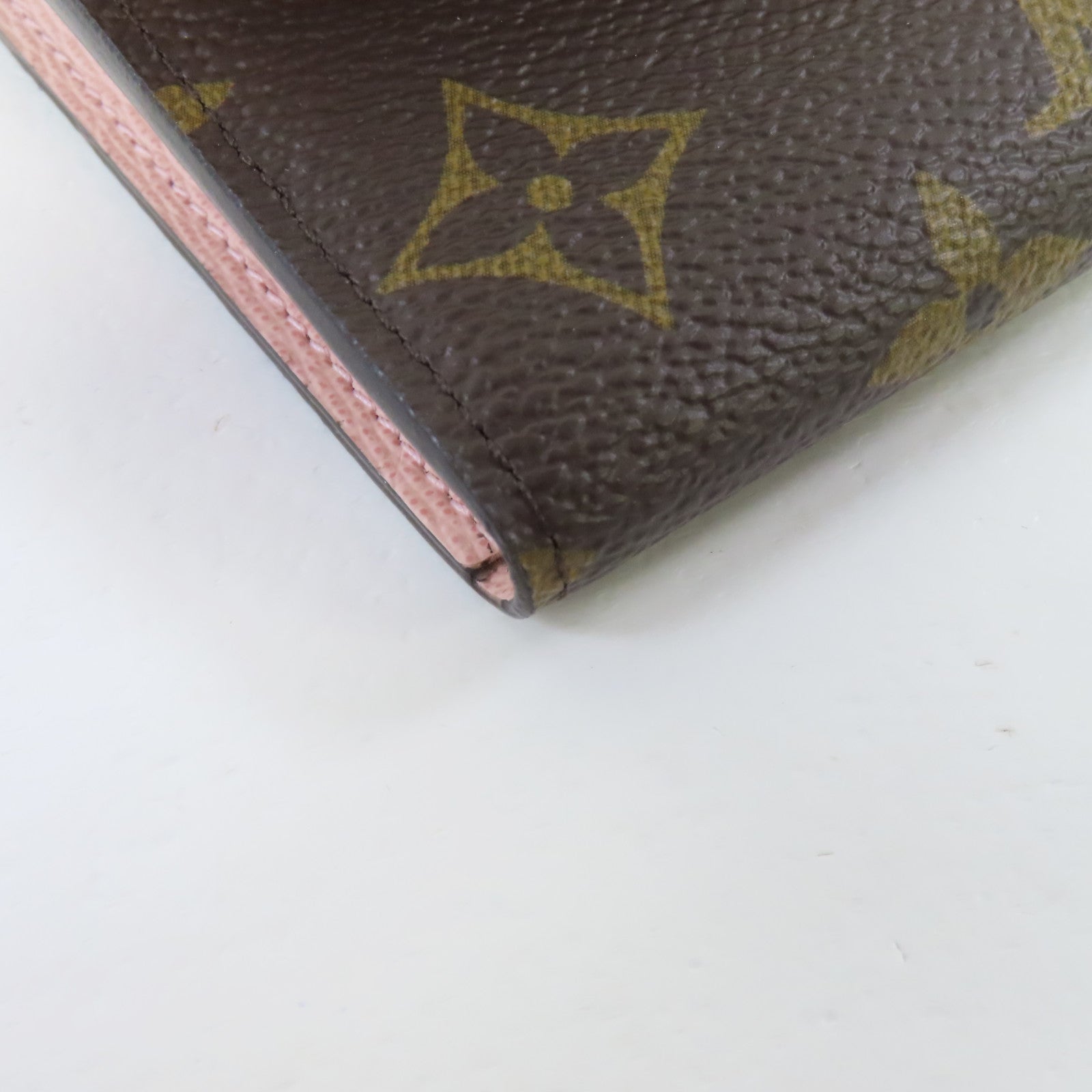 LOUIS VUITTON Monogram Emilie金扣長錢包啡色
