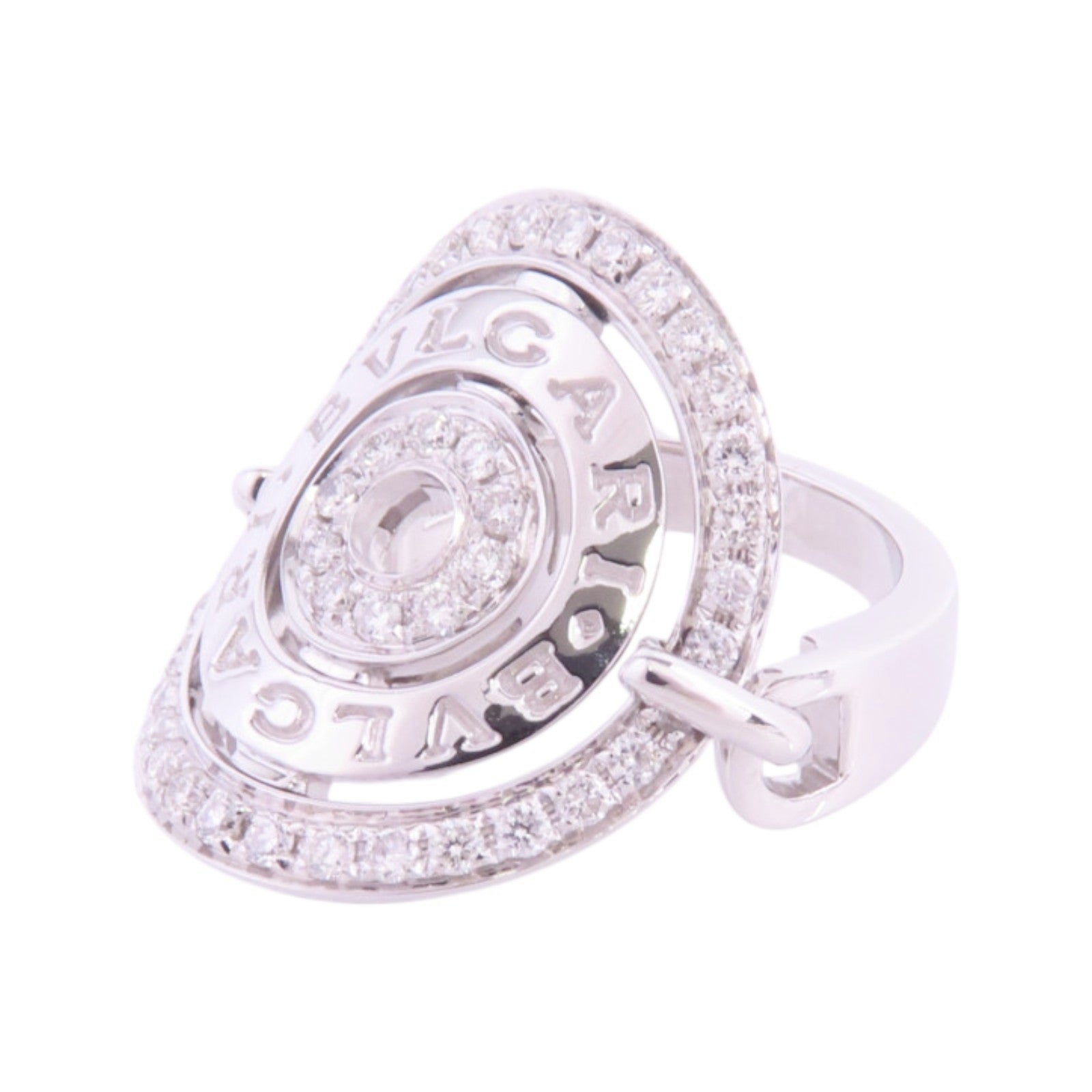 BVLGARI 18K白金Astrale Diamond Ring鑽石戒指US#5.75
