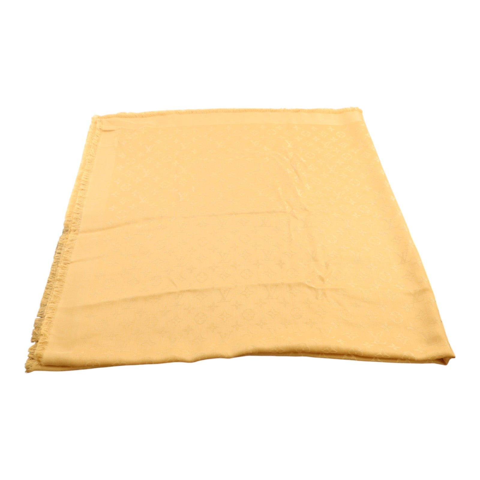 LOUIS VUITTON 羊毛/絲質Scarf絲巾
