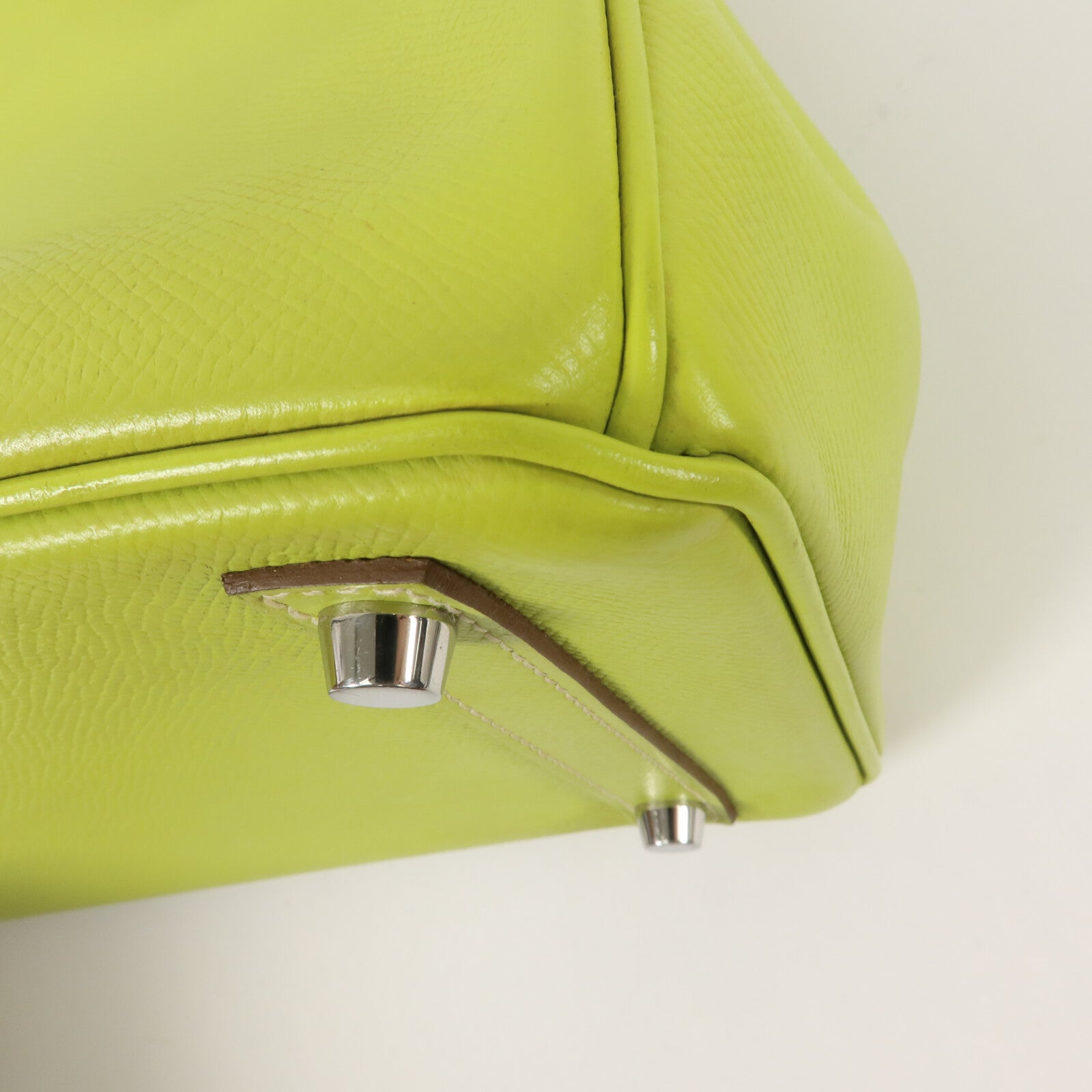 HERMES Epsom皮革Birkin 30 Candy手挽袋Kiwi