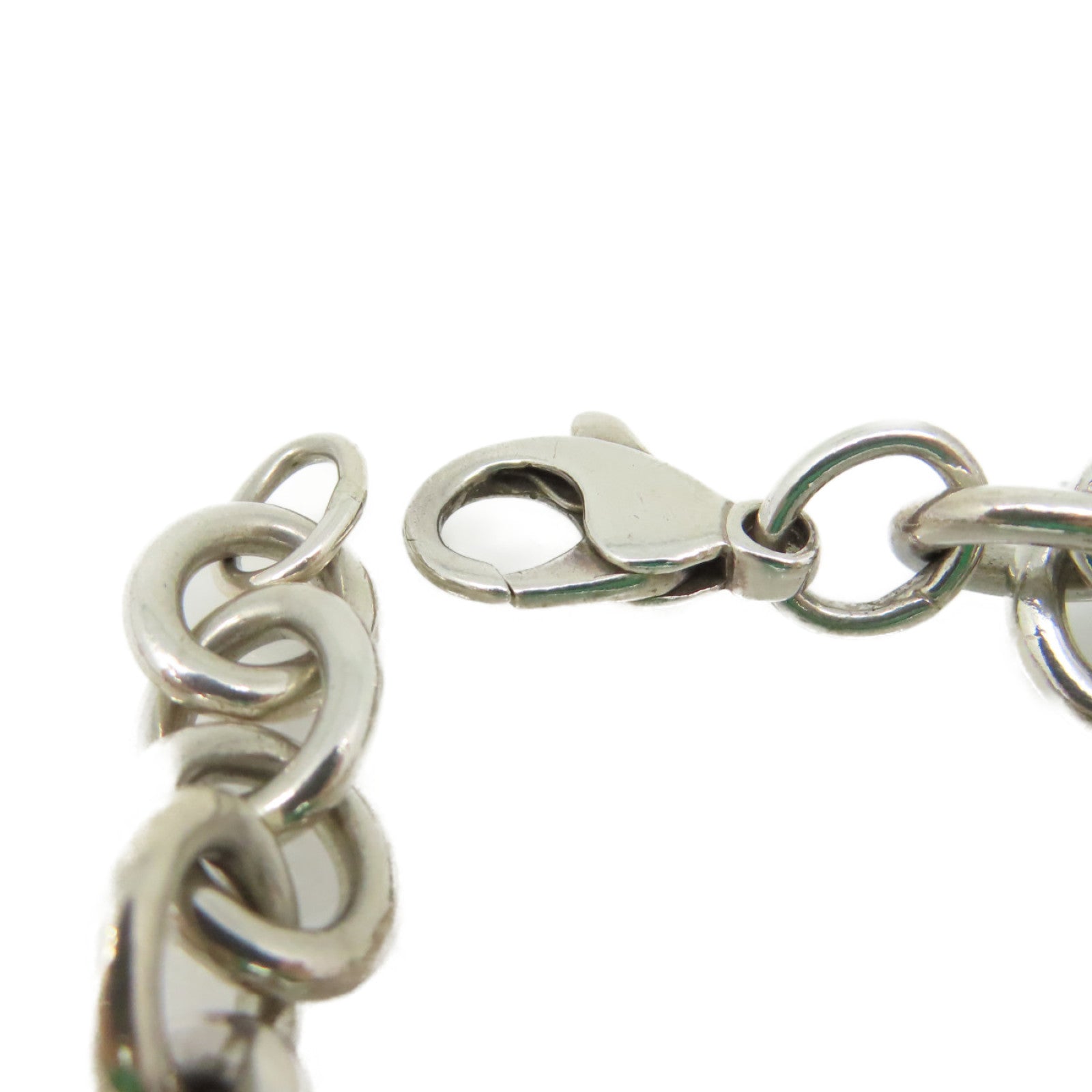 TIFFANY＆CO 【激減優惠】925純銀Circle Tag Charm Bracelet手鏈