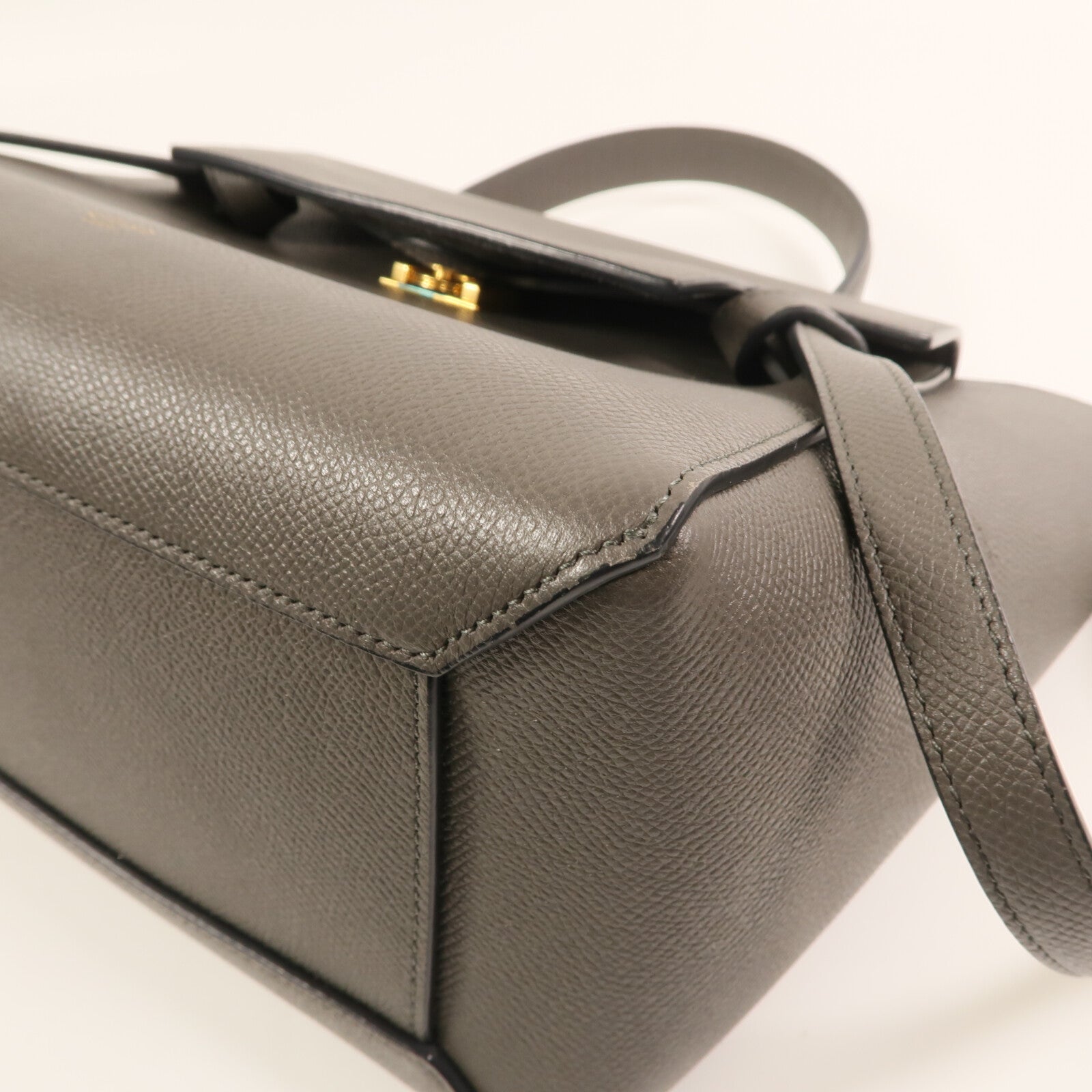 CELINE 牛皮皮革Belt Bag金扣手挽肩背兩用袋