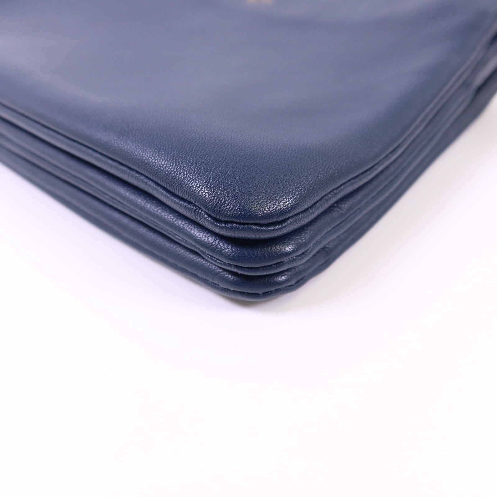 CELINE 羊皮皮革Trio Bag金扣肩背袋