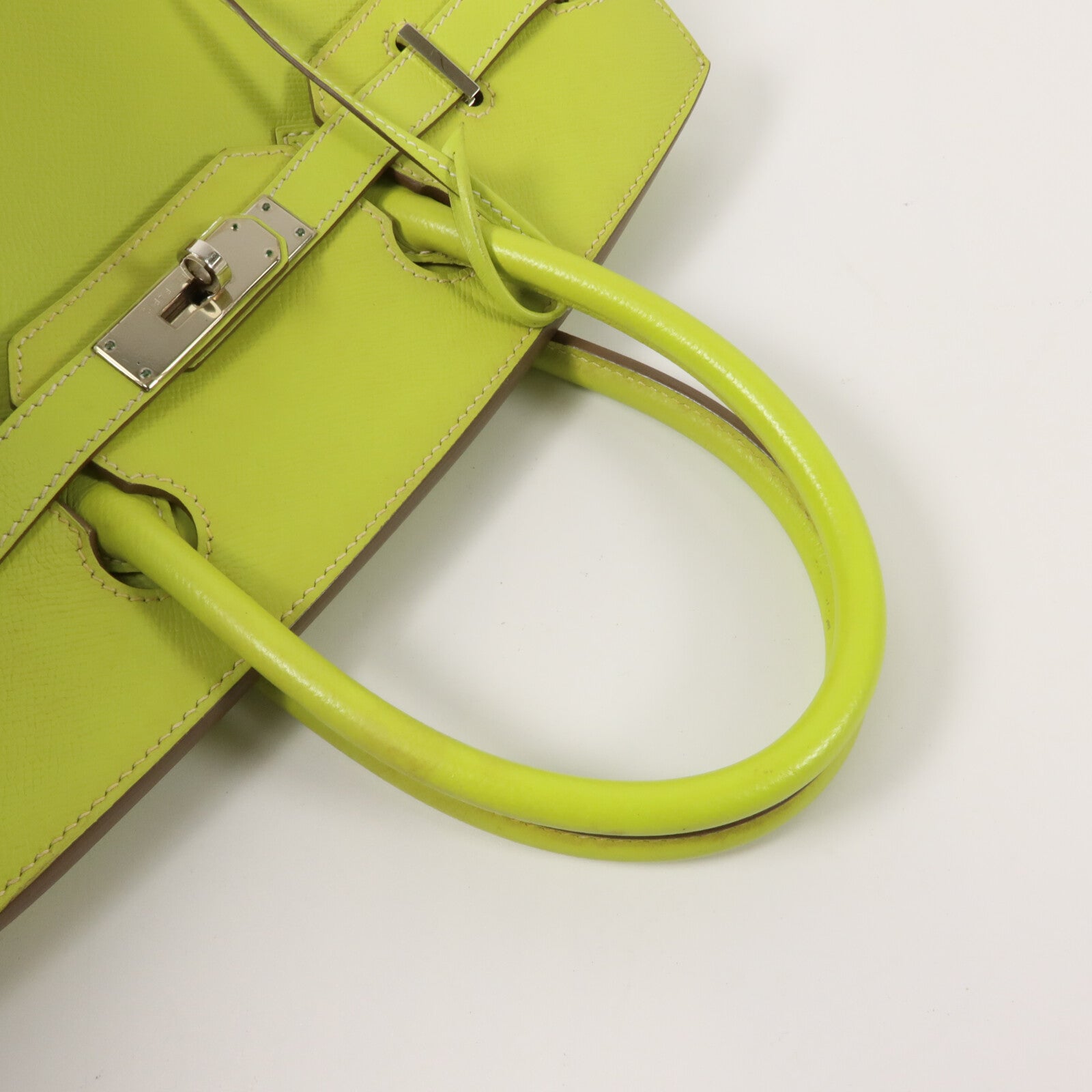 HERMES Epsom皮革Birkin 30 Candy手挽袋Kiwi