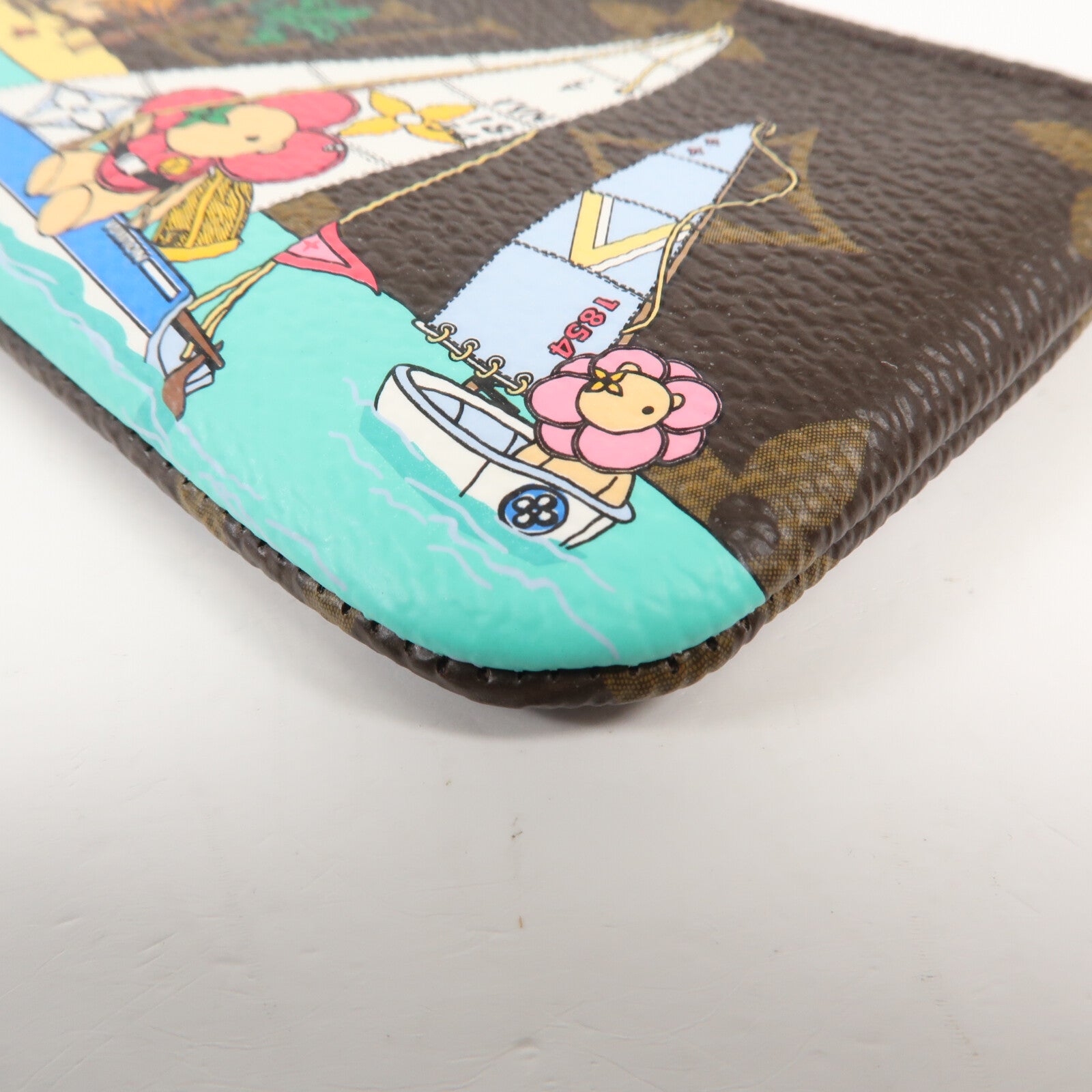 LOUIS VUITTON Monogram Key Pouch金扣零錢包