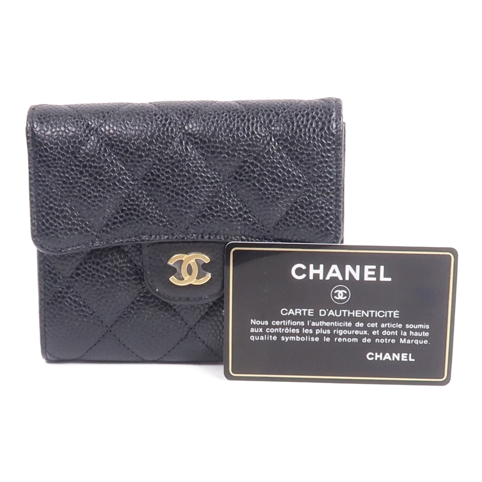 CHANEL 牛皮皮革Classic Small Flap Wallet錢包
