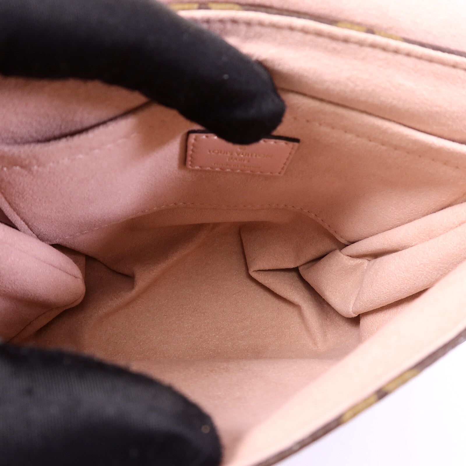LOUIS VUITTON Monogram Locky BB金扣手挽肩背兩用袋