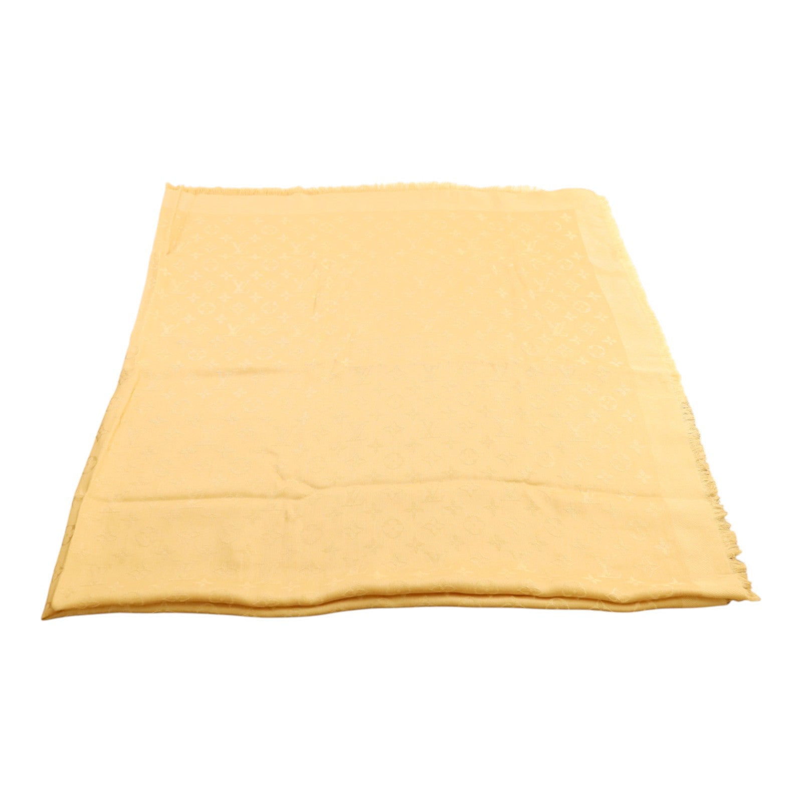 LOUIS VUITTON 羊毛/絲質Scarf絲巾