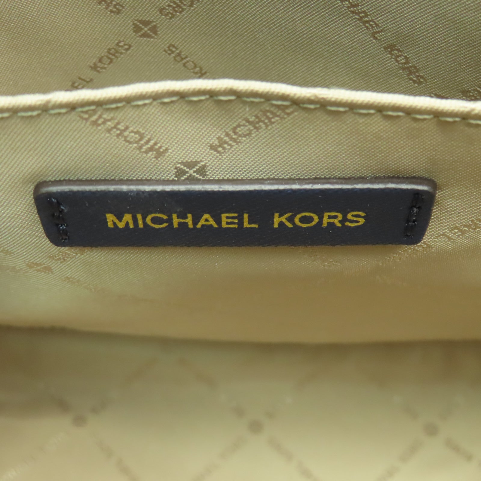 Michael Kors 【激減優惠】牛皮皮革Shoulder Bag金扣手挽肩背兩用袋藍色