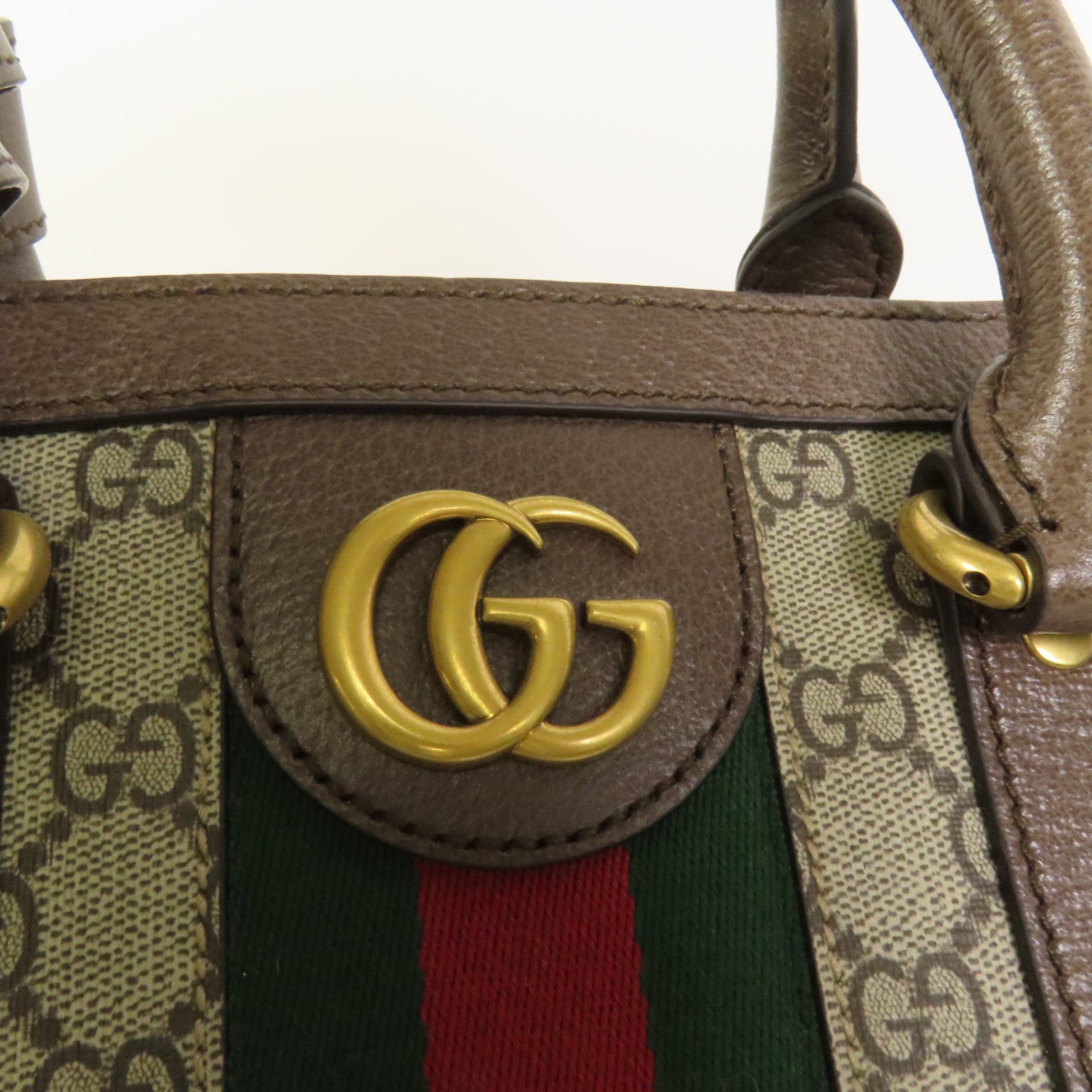 GUCCI 【激減優惠】塗層帆布Savoy Medium Duffel金扣手挽肩背兩用袋