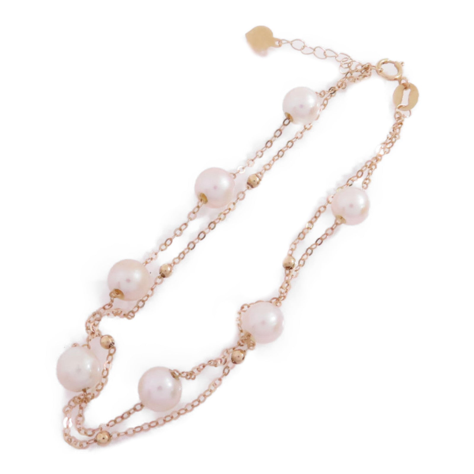 JEWELRY 18K玫瑰金/珍珠Pearl Bracelet金扣手鏈