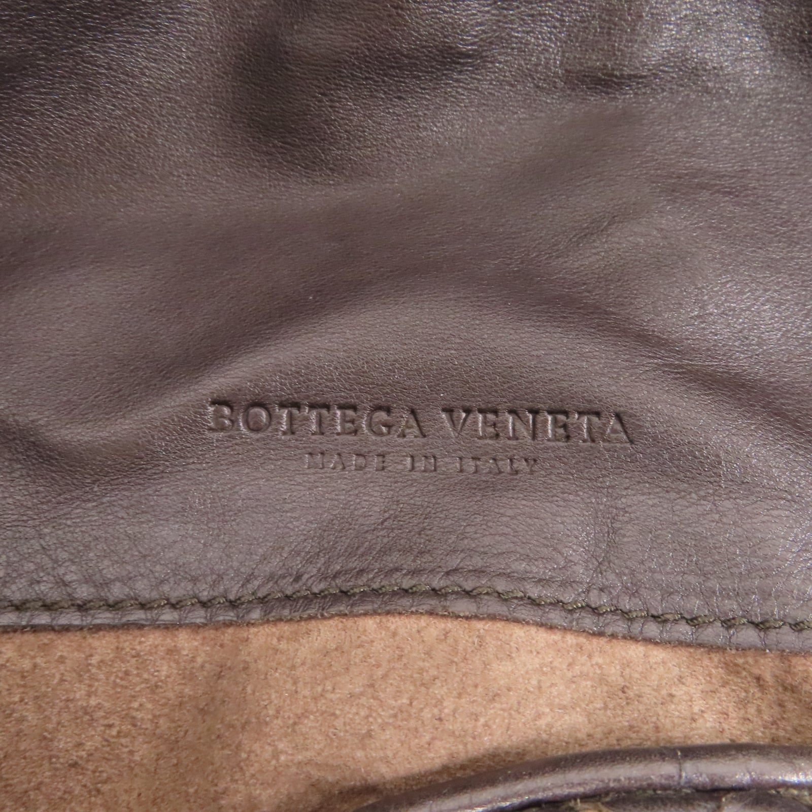BOTTEGA VENETA 織紋皮革Handle Bag銀扣手挽袋黑色