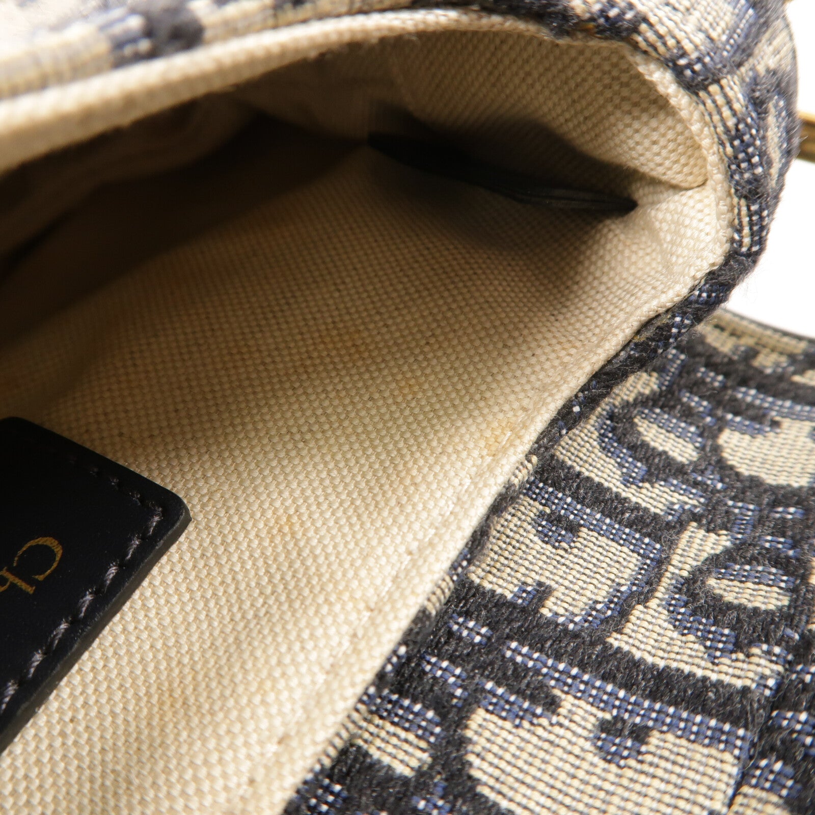 Dior 帆布Saddle Mini肩背袋