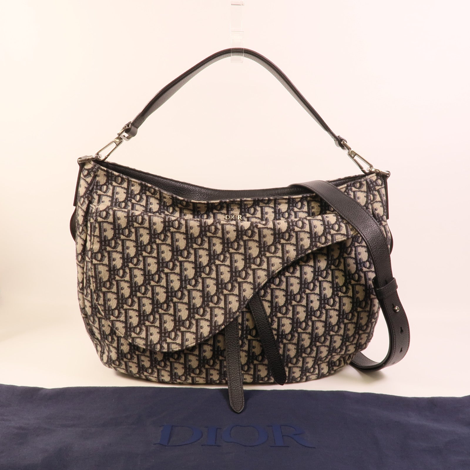 Dior 帆布Saddle手挽肩背兩用袋