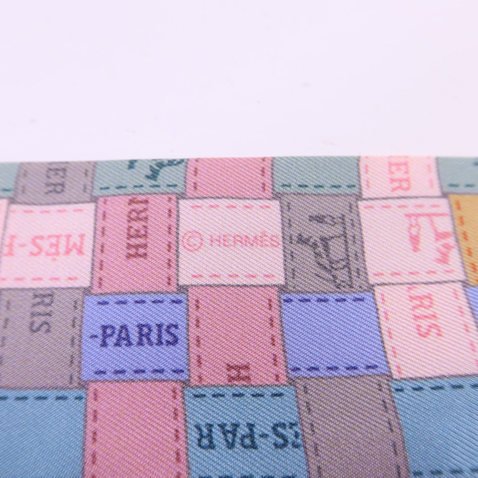HERMES 絲質Twilly絲巾