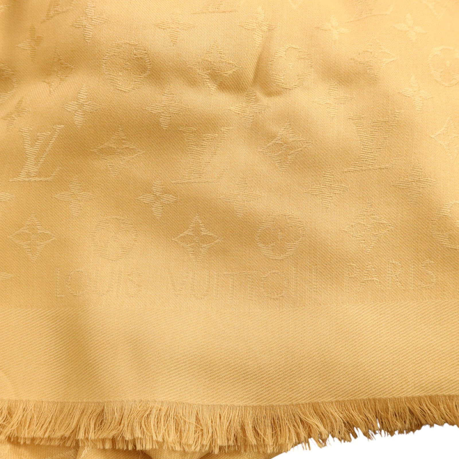LOUIS VUITTON 羊毛/絲質Scarf絲巾