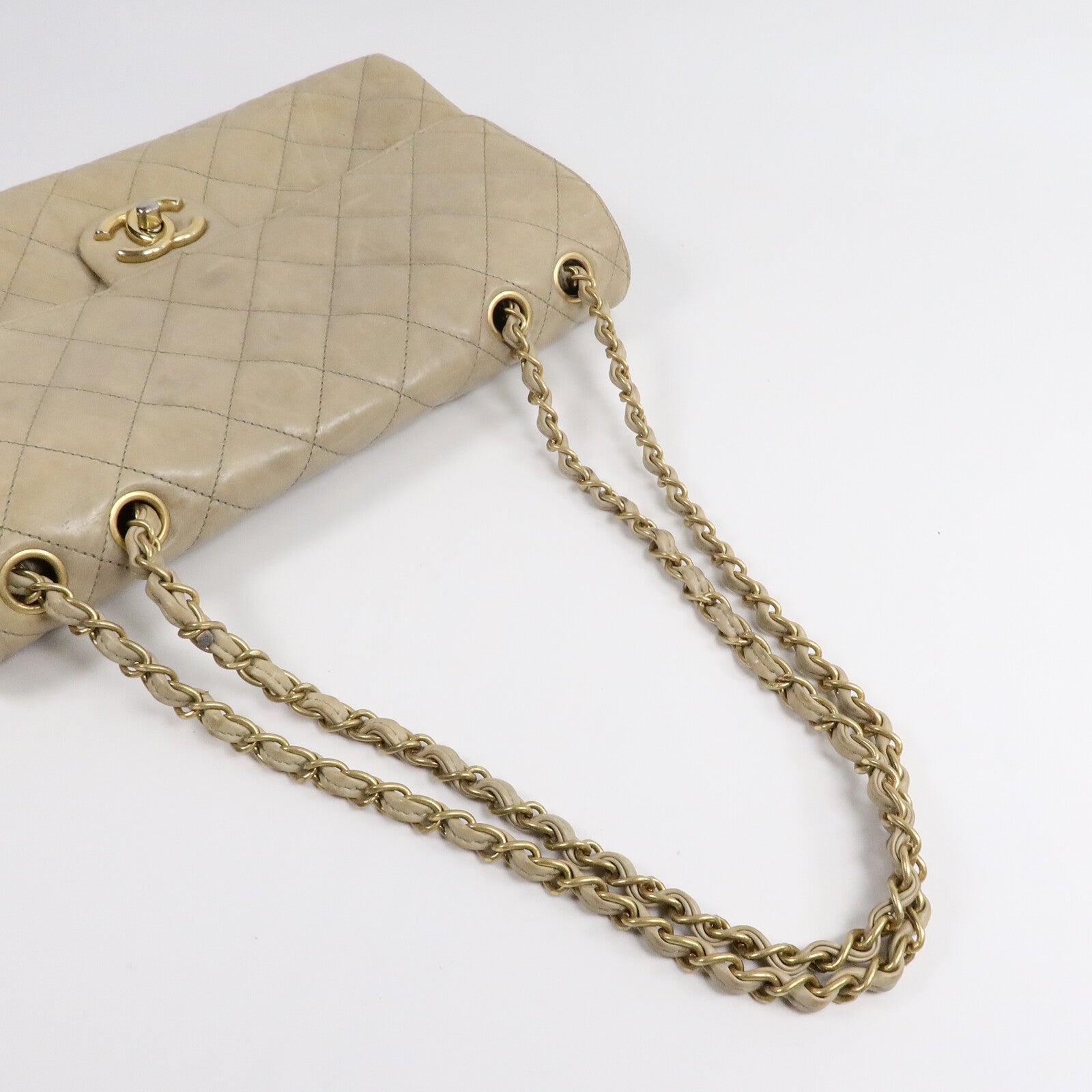 CHANEL 牛皮皮革Shoulder Bag鏈帶肩背袋
