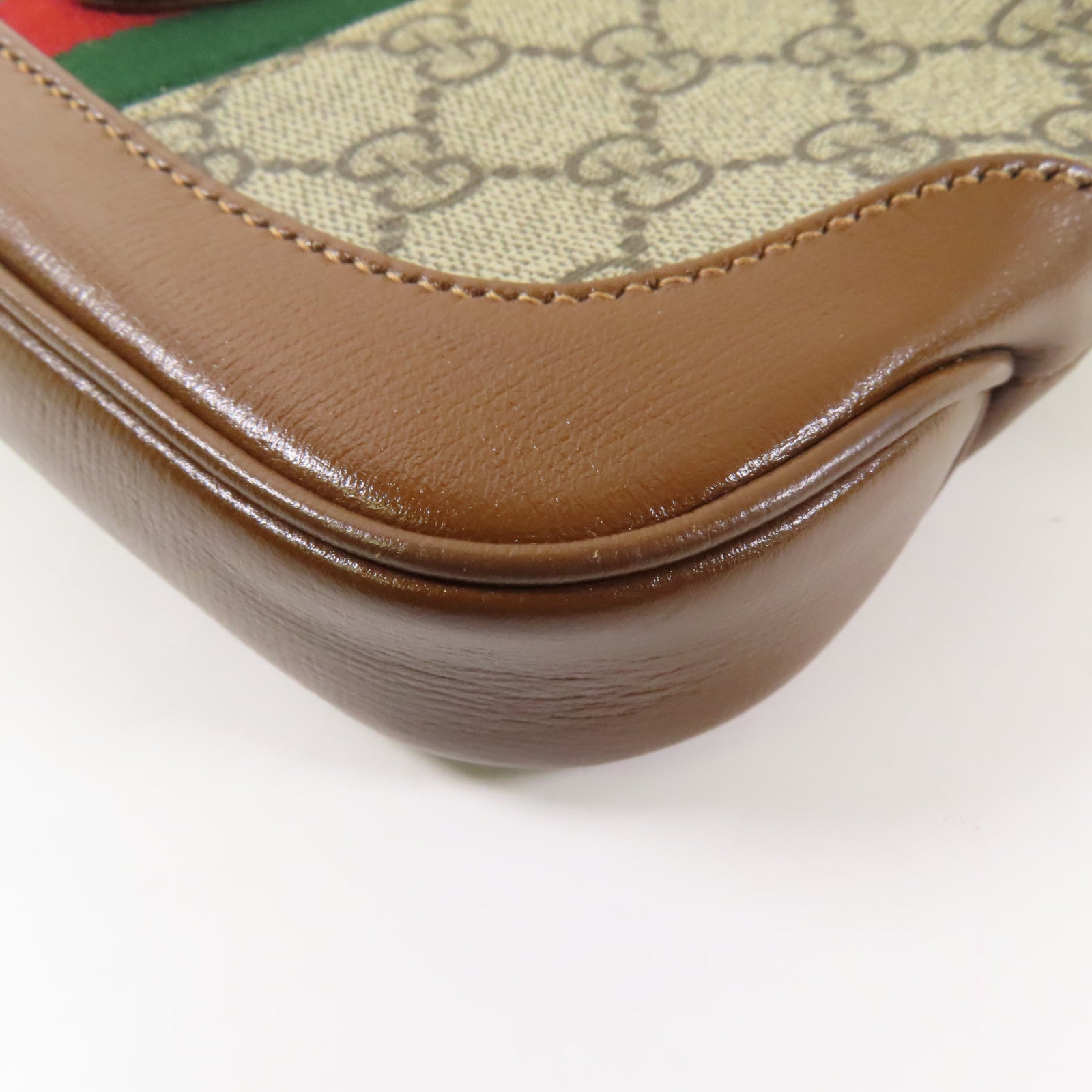 GUCCI 塗層帆布Jackie 1961 Mini金扣肩背袋