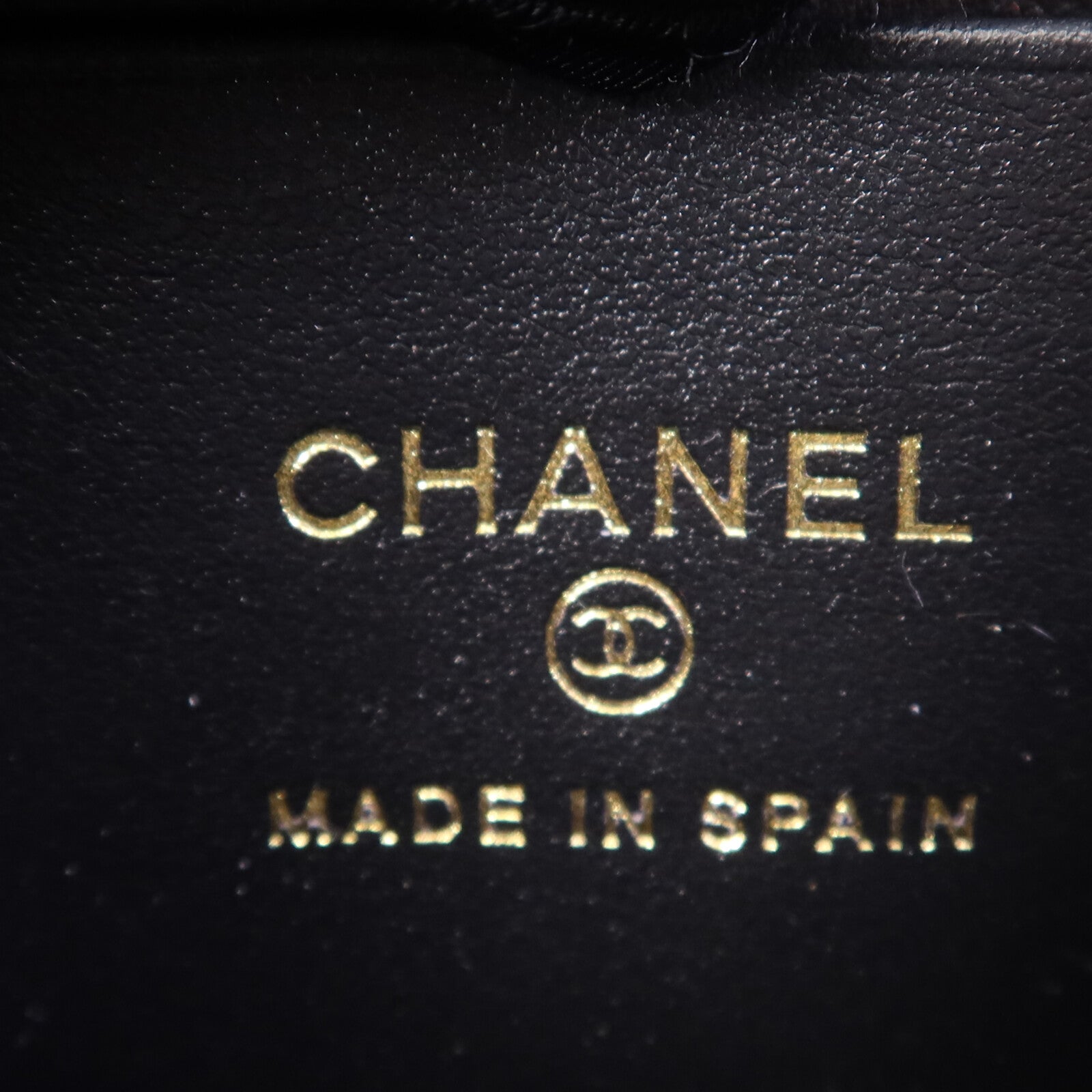 CHANEL 牛皮皮革Card Case金扣卡片套