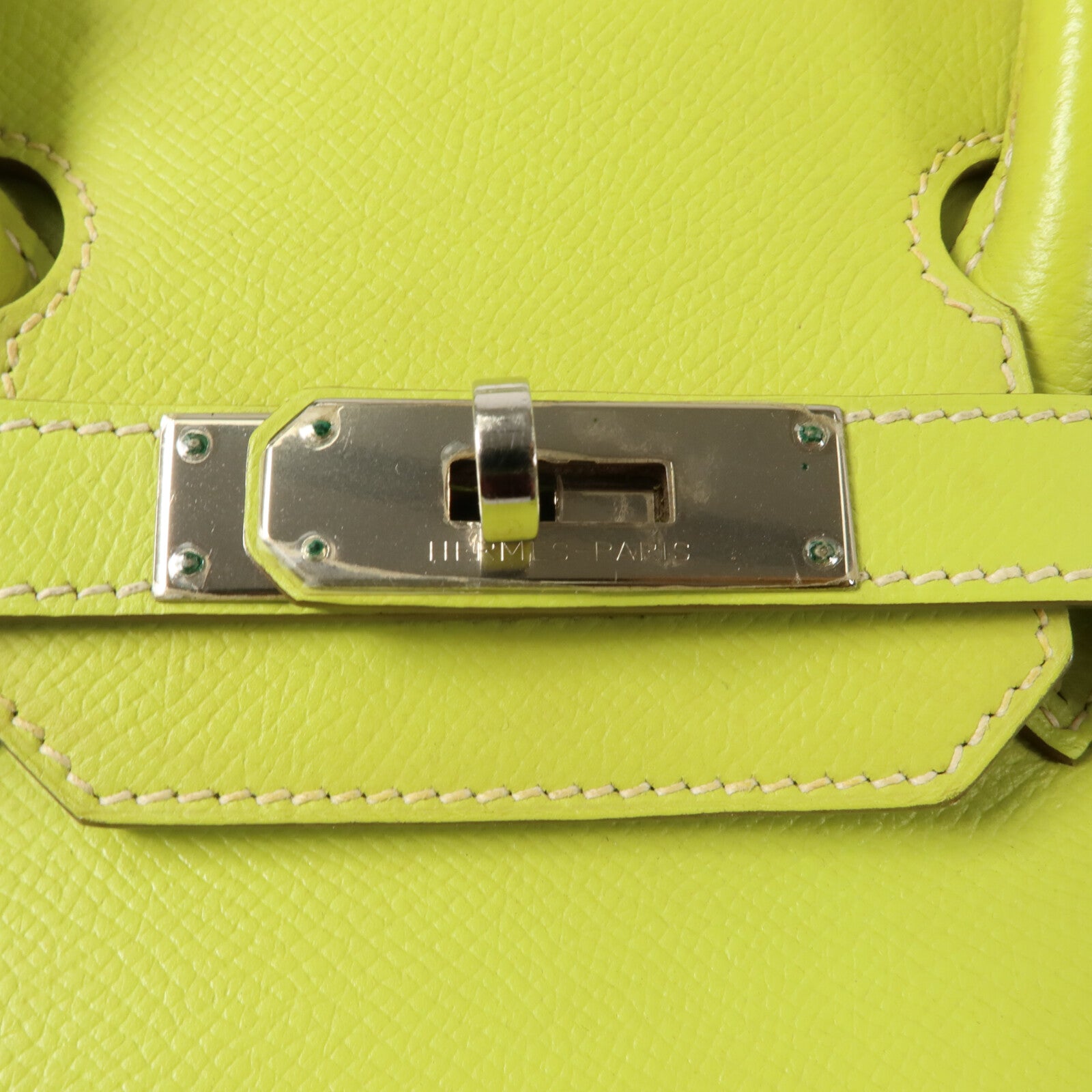 HERMES Epsom皮革Birkin 30 Candy手挽袋Kiwi