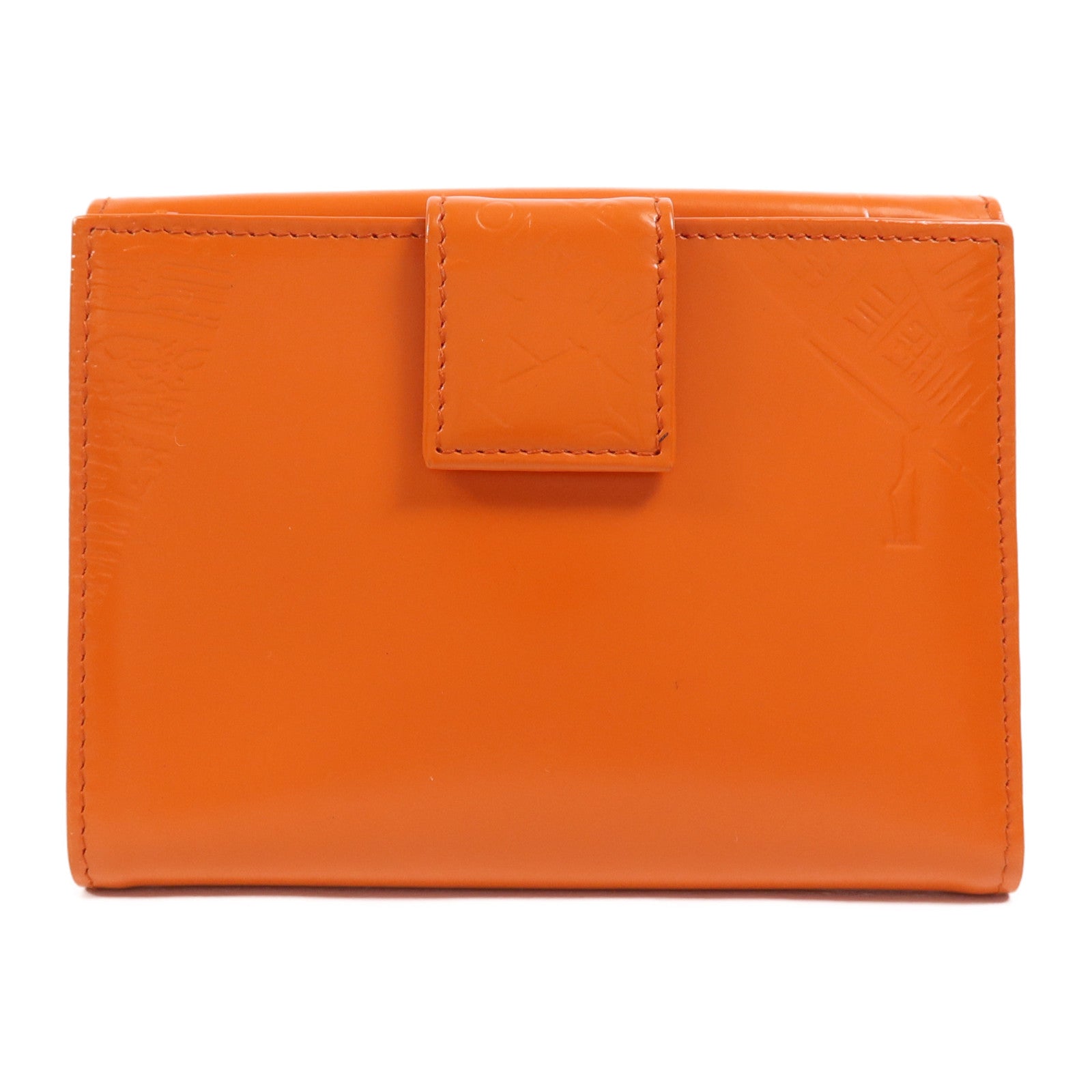 PRADA 牛皮皮革Wallet銀扣錢包