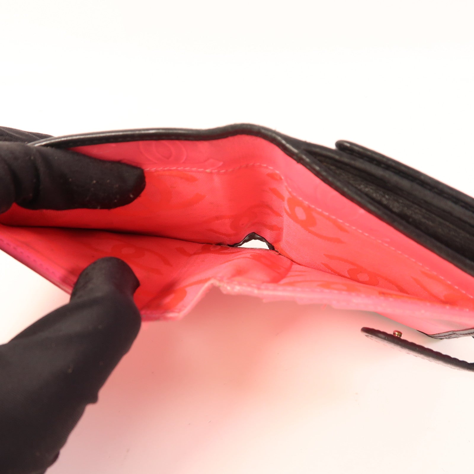 CHANEL 牛皮皮革Cambon Wallet錢包