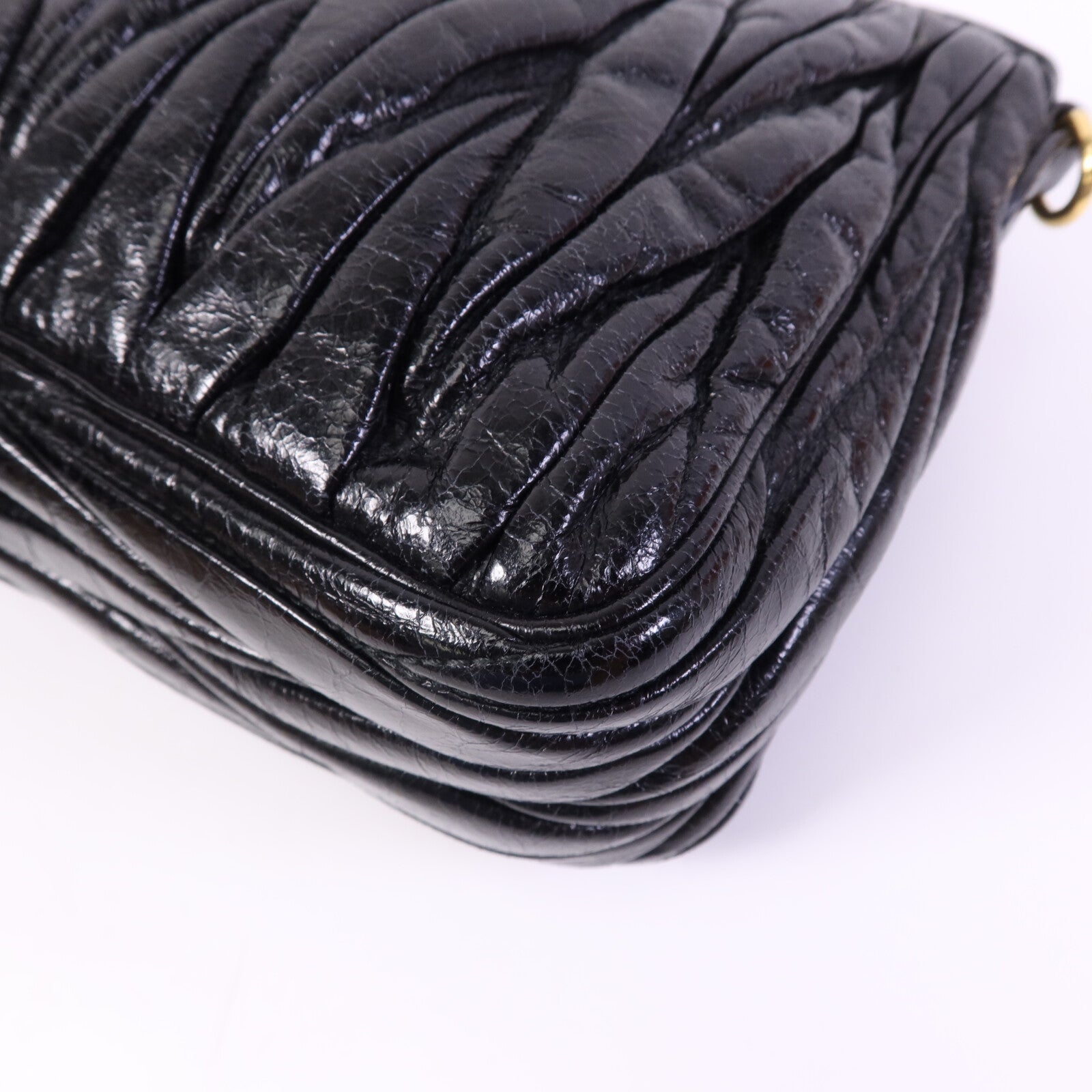 Miu Miu 羊皮皮革Shoulder Bag金扣肩背袋