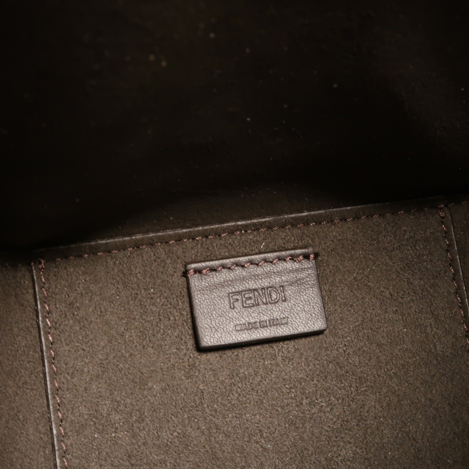FENDI 帆布Origami Mini FF肩背袋
